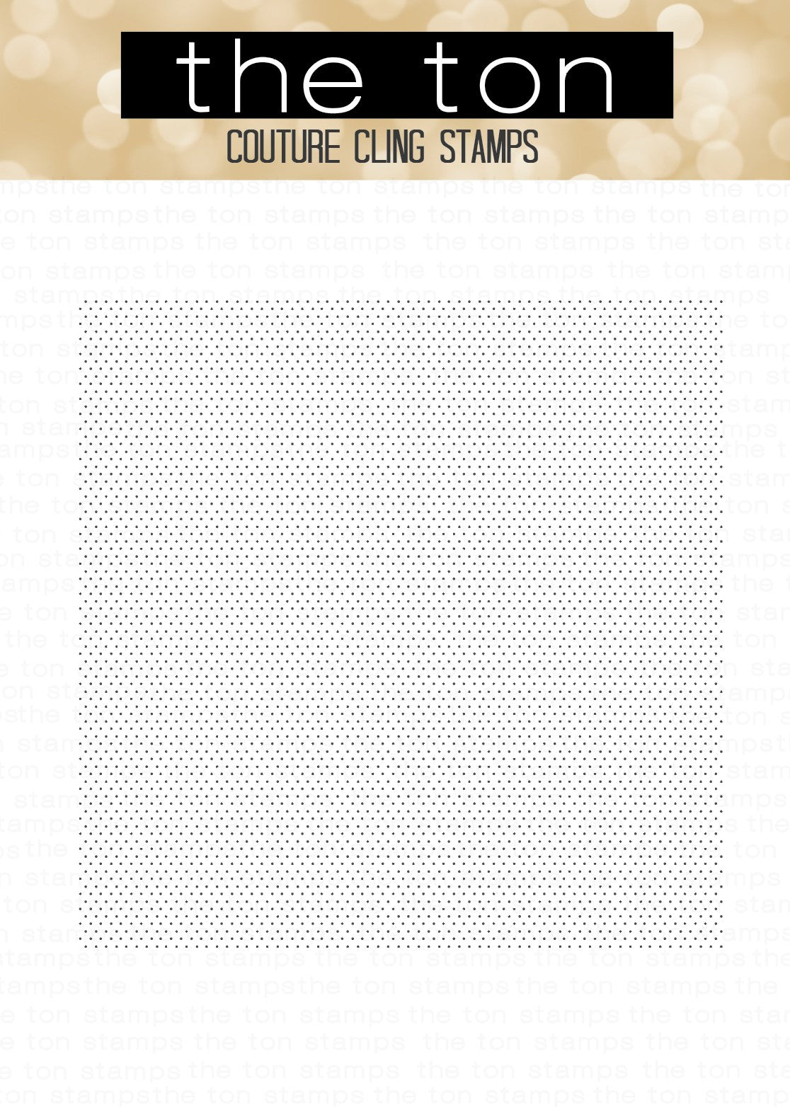 Mini Dots Background - PHOTOPOLYMER CLEAR STAMP