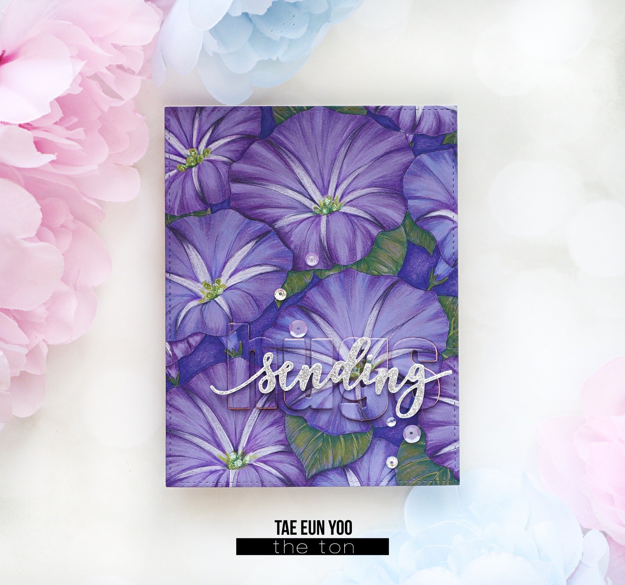 Morning Glory Park Cluster Cling Background