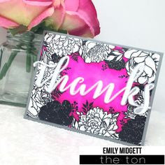 Floral Border Cling Background