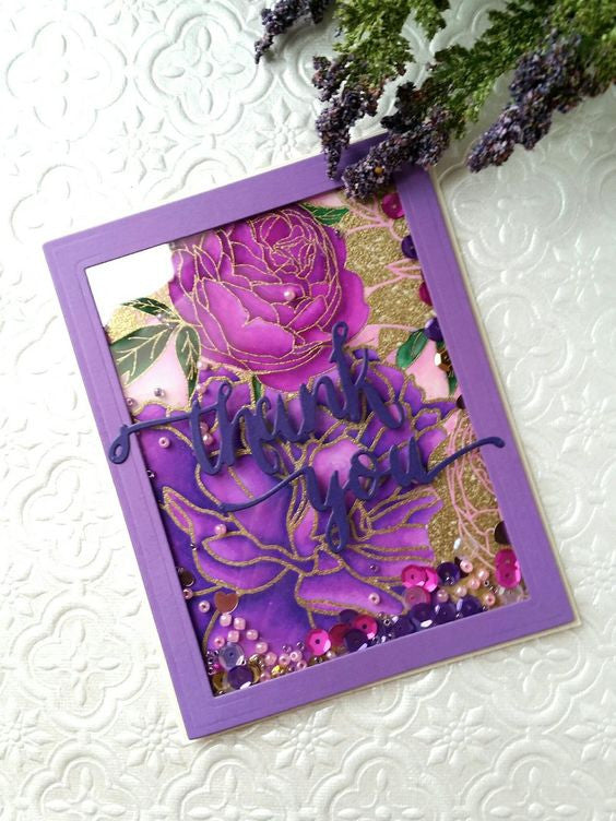 Peony Garden Cling Background