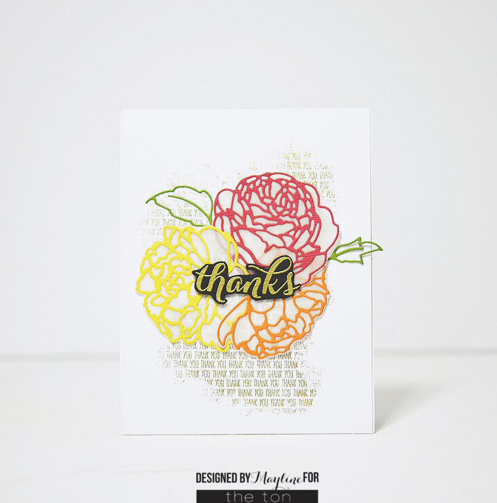 Tiny Thank You Cling Background
