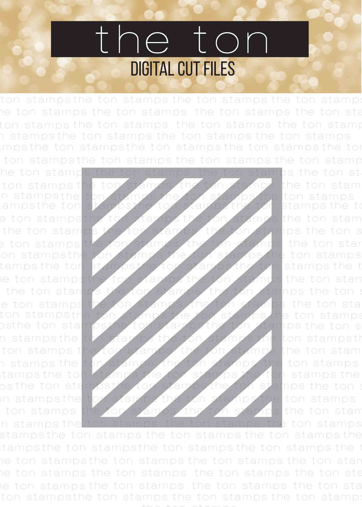 Diagonal Stripe SVG Cut File