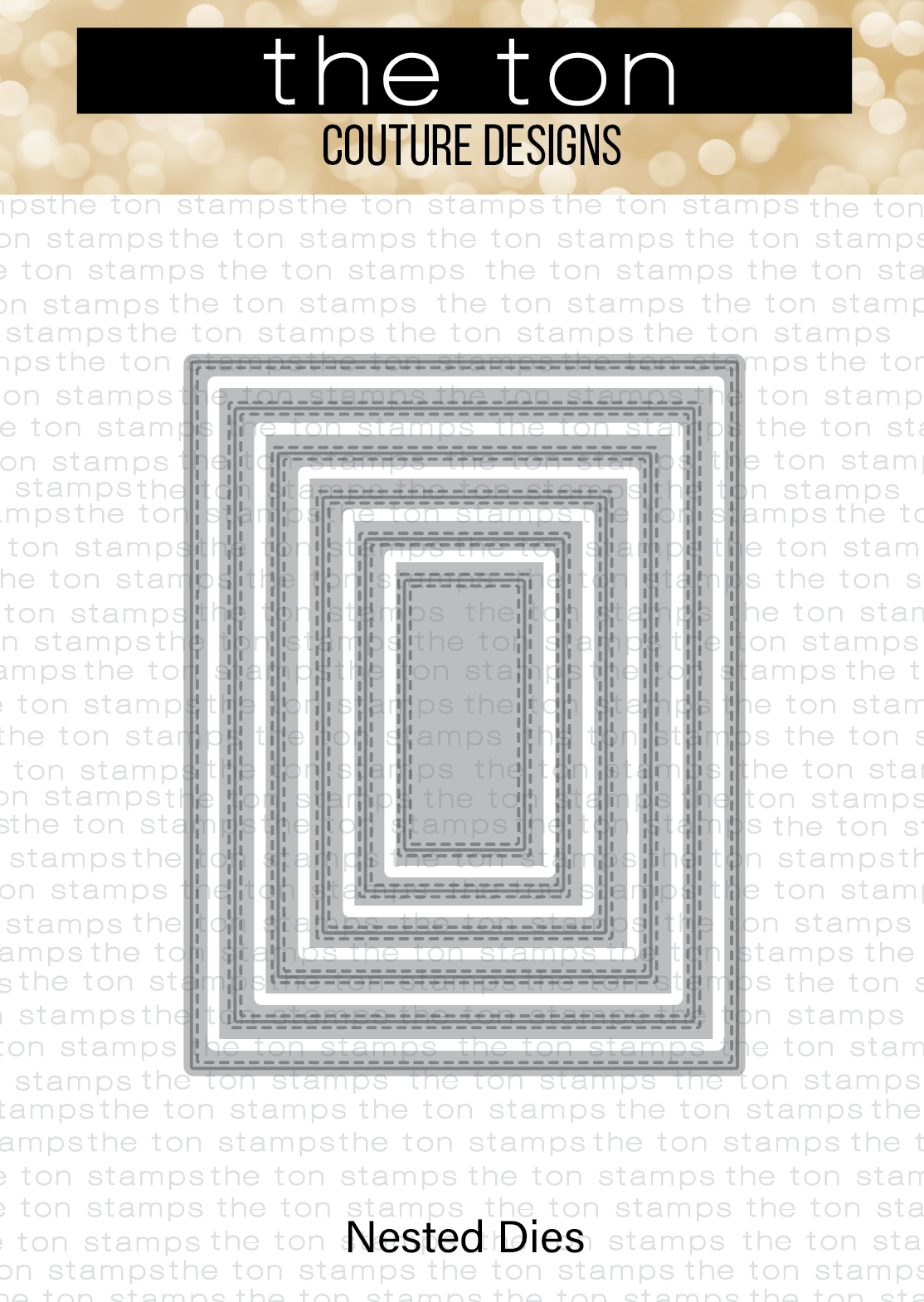 Double Stitched Rectangle A2 Nested Dies
