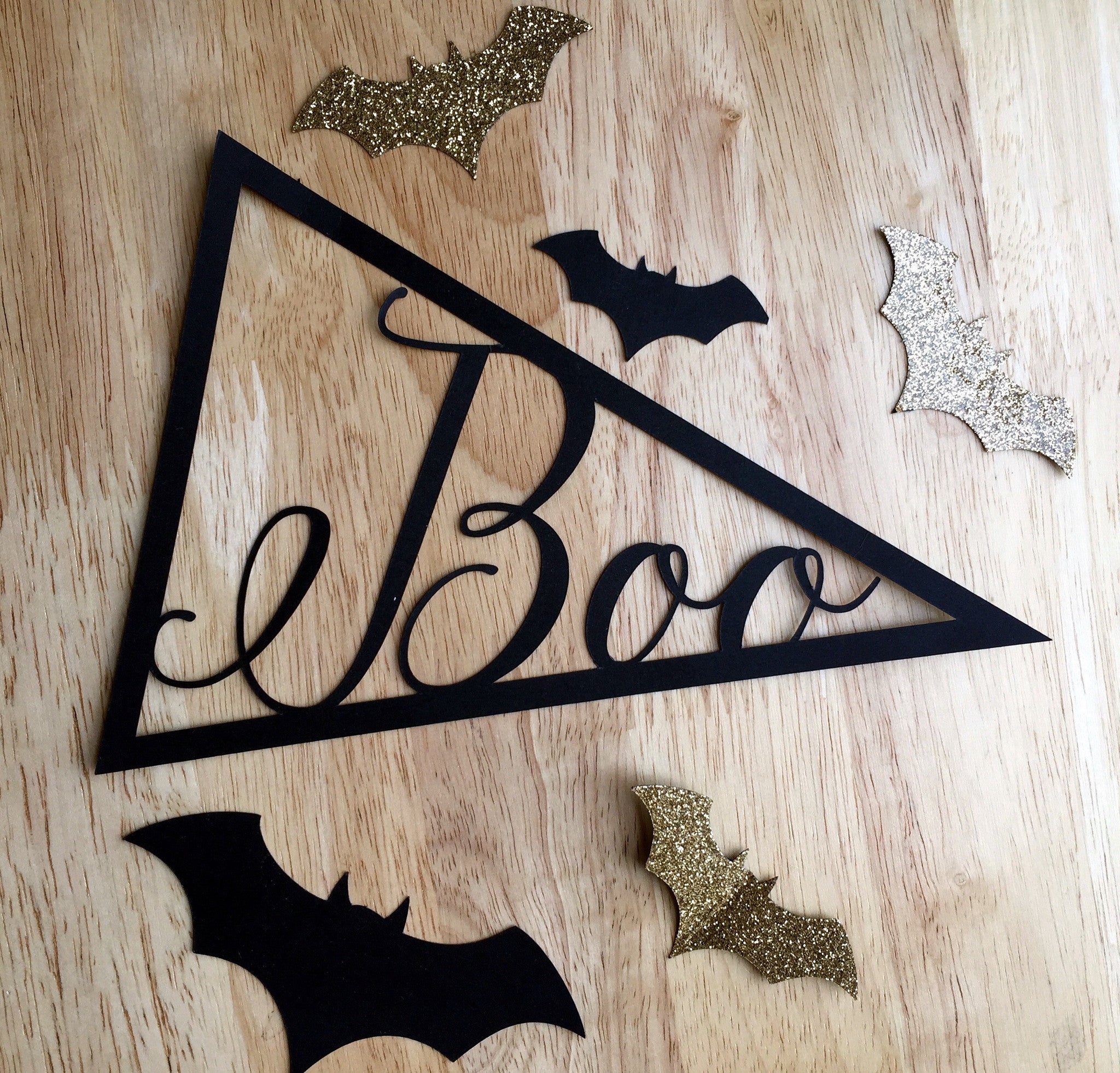 Scripty Boo Banner SVG Cut File Set