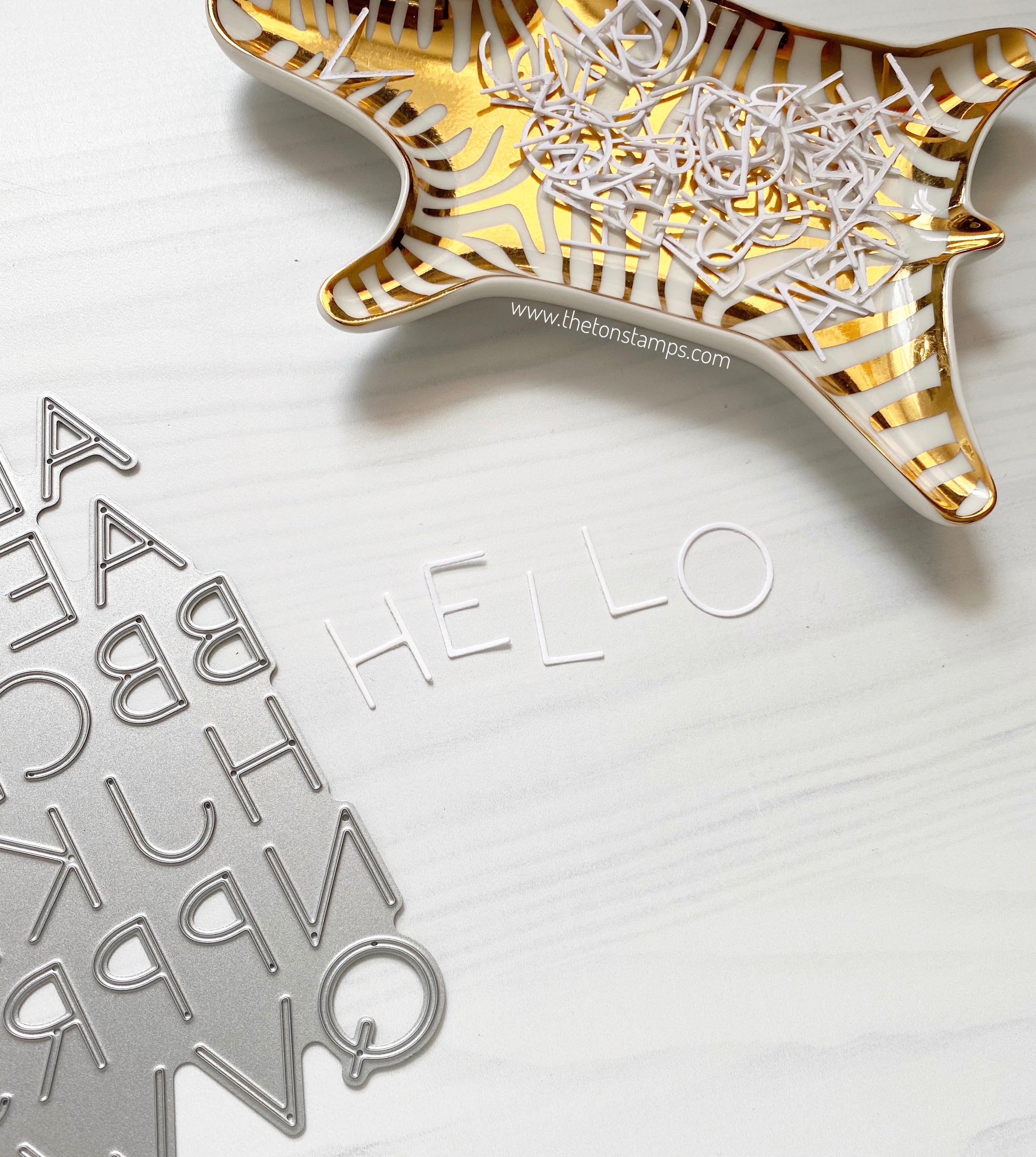 Skinny Alphas Coverplate Die