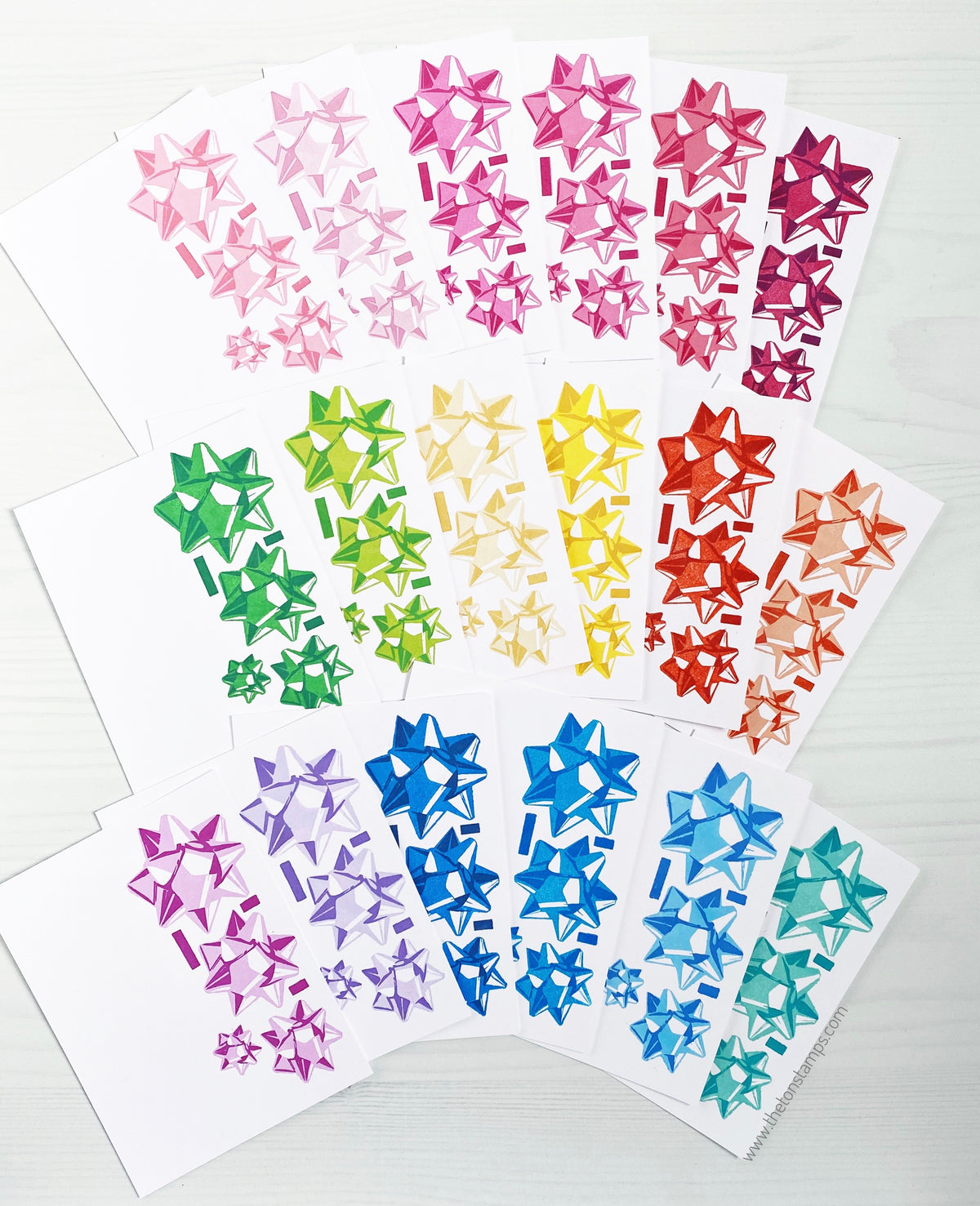 Grouped Holiday Bows