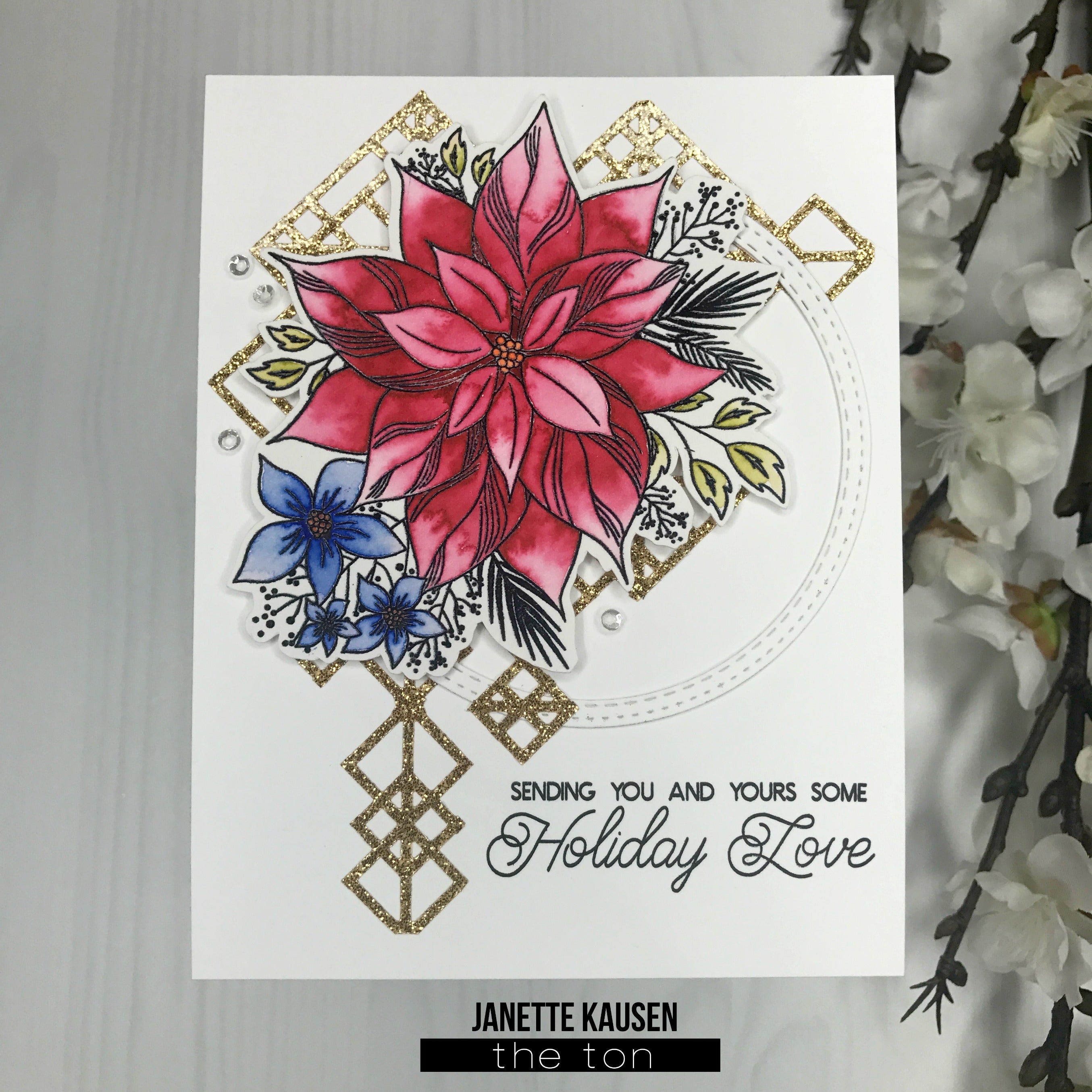 Holiday Love Poinsettia