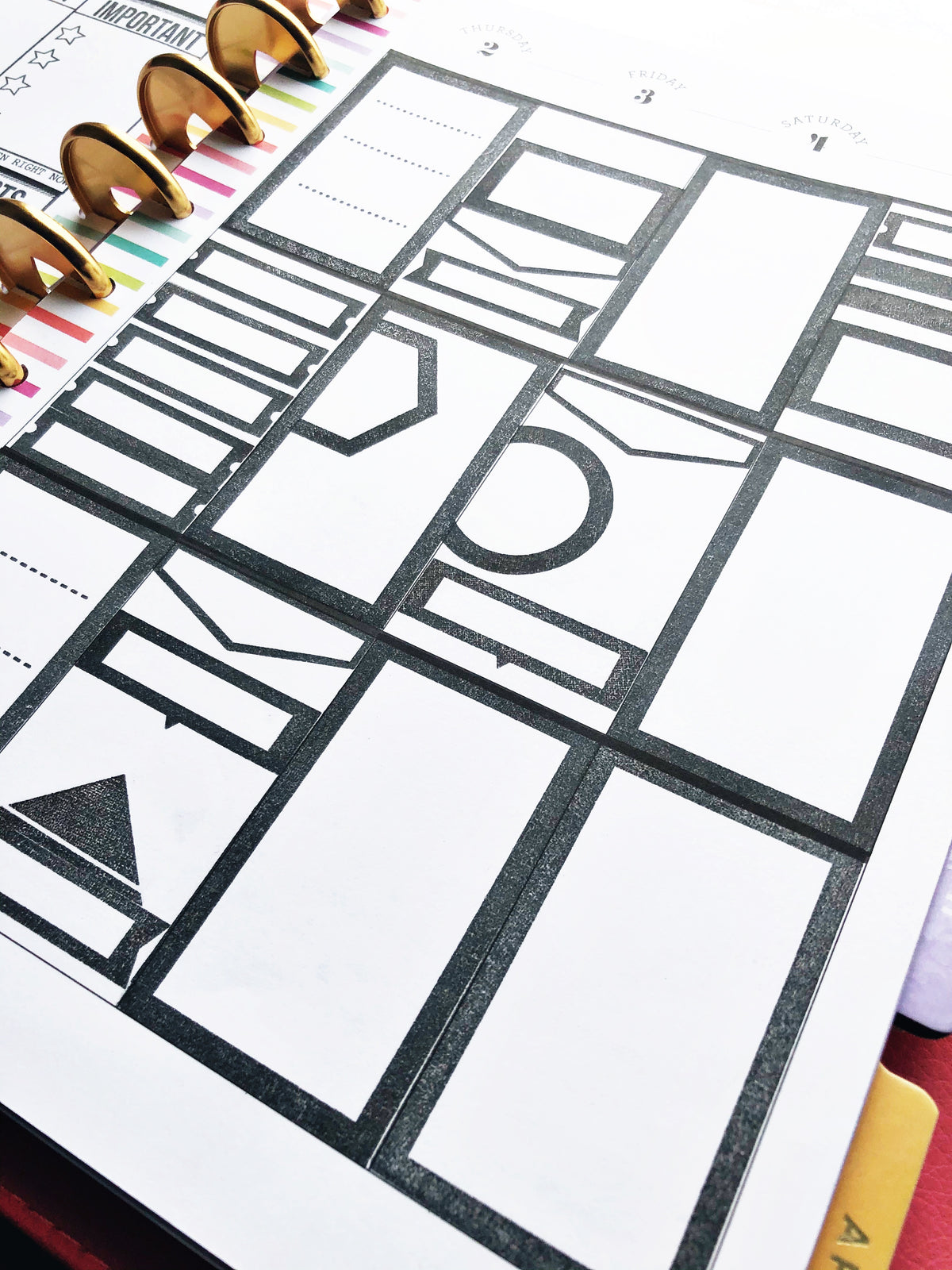 Plan with Me: Boxes and Tabs