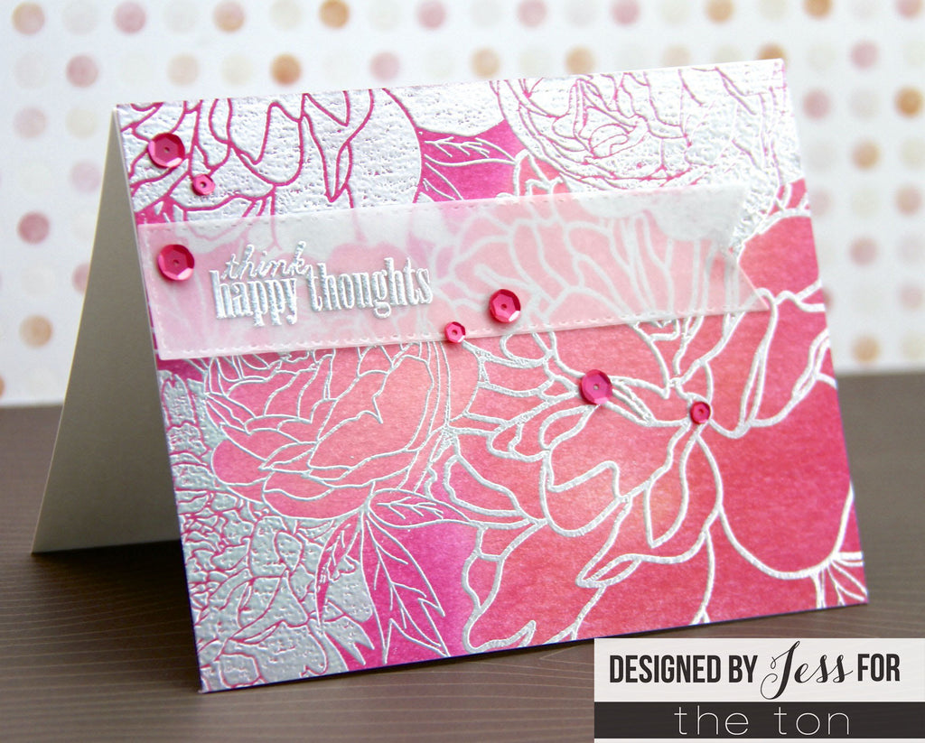 Peony Garden Cling Background