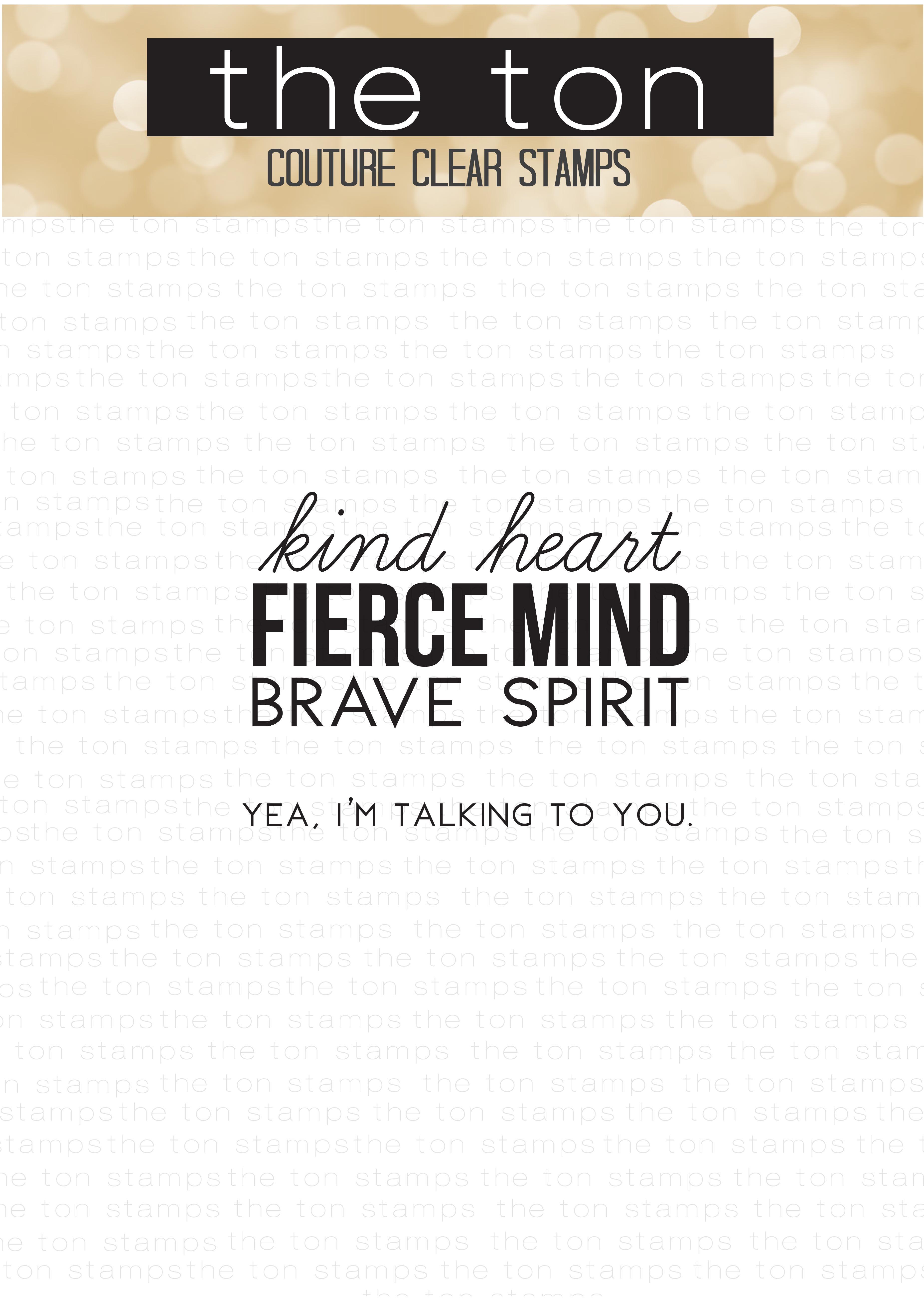 Kind, Fierce and Brave Mini Set