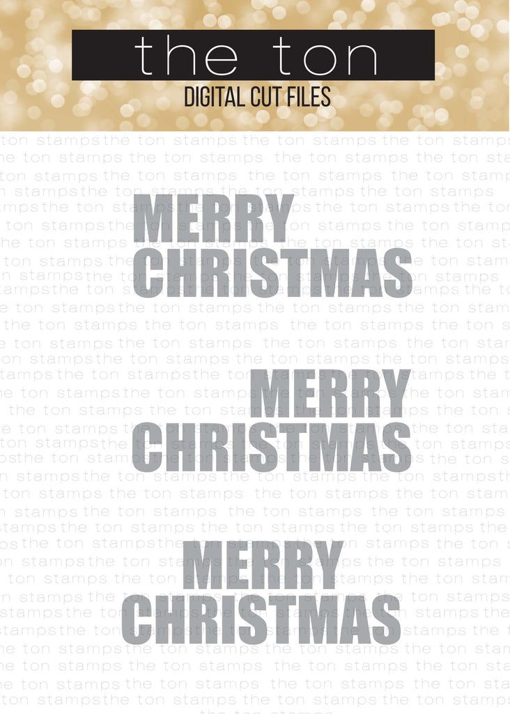 Merry Christmas Large SVG Cut Files Set
