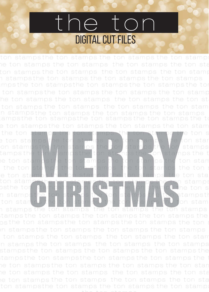 Merry Christmas SVG Cut File