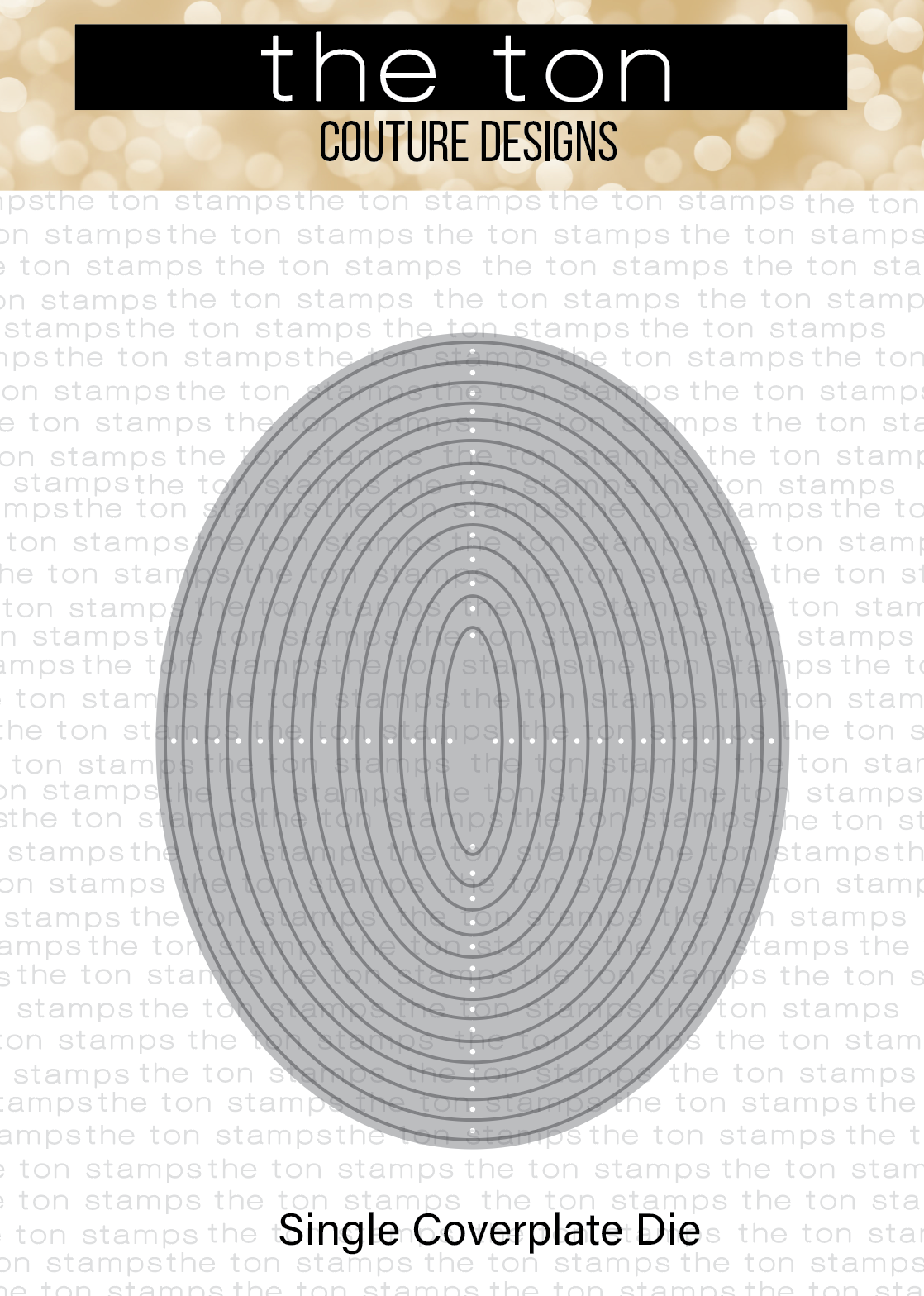 Oval Frames Slim Borders Coverplate Die