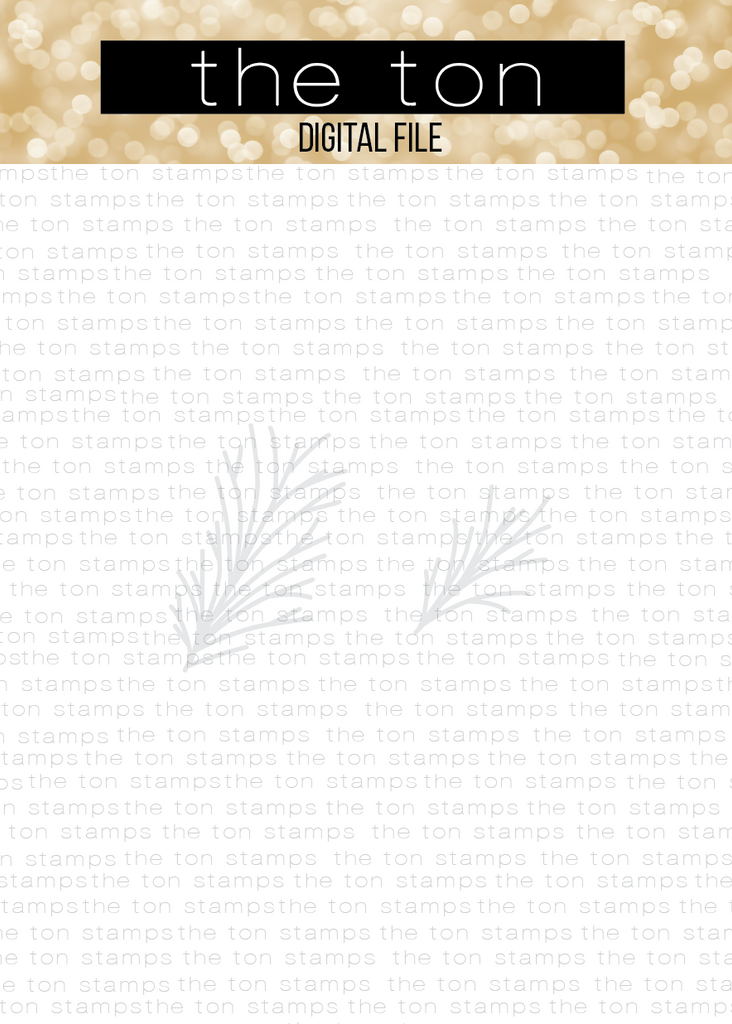 Pine Branches SVG Cut File