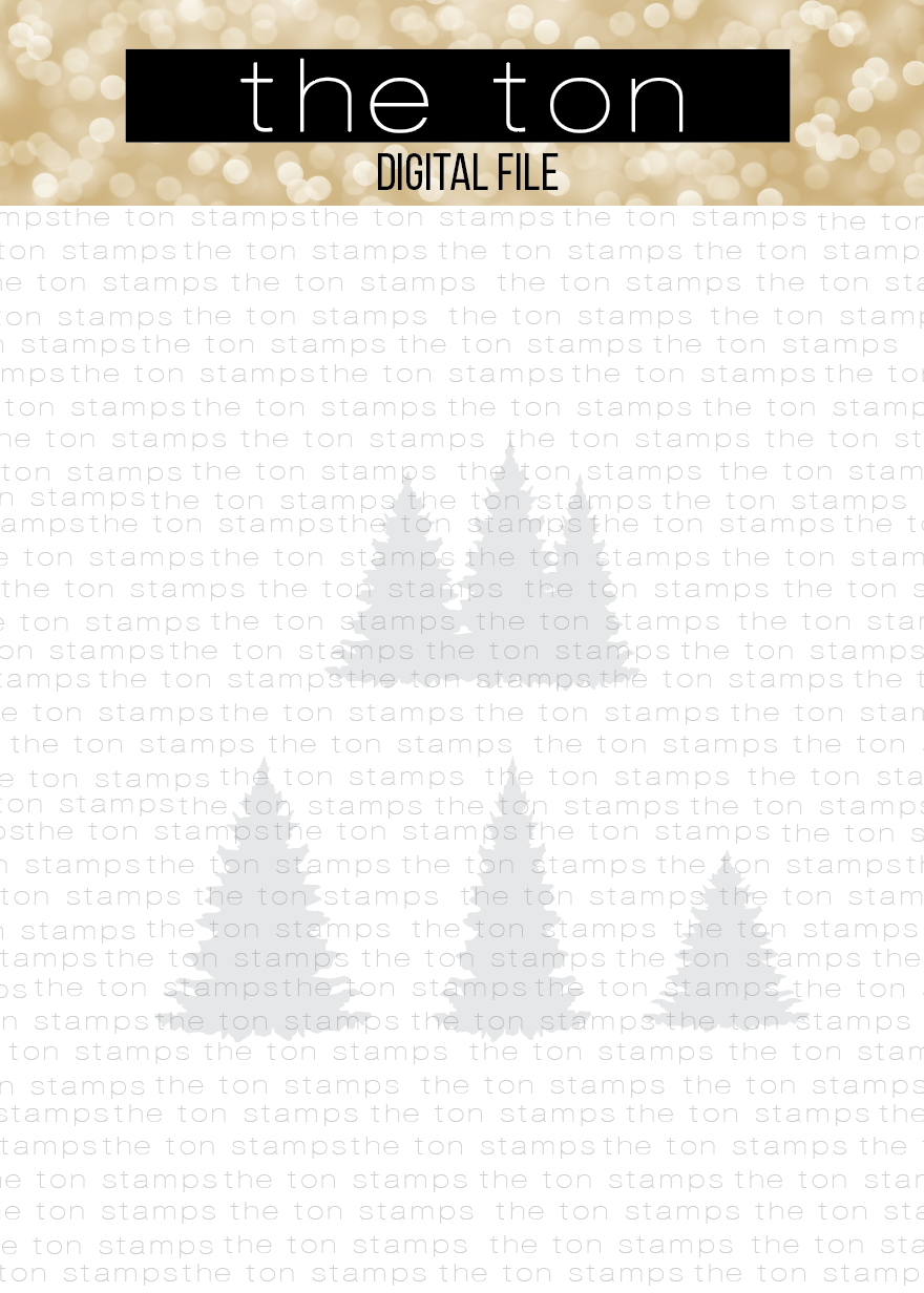 Pine Tree Silhouettes SVG Cut File