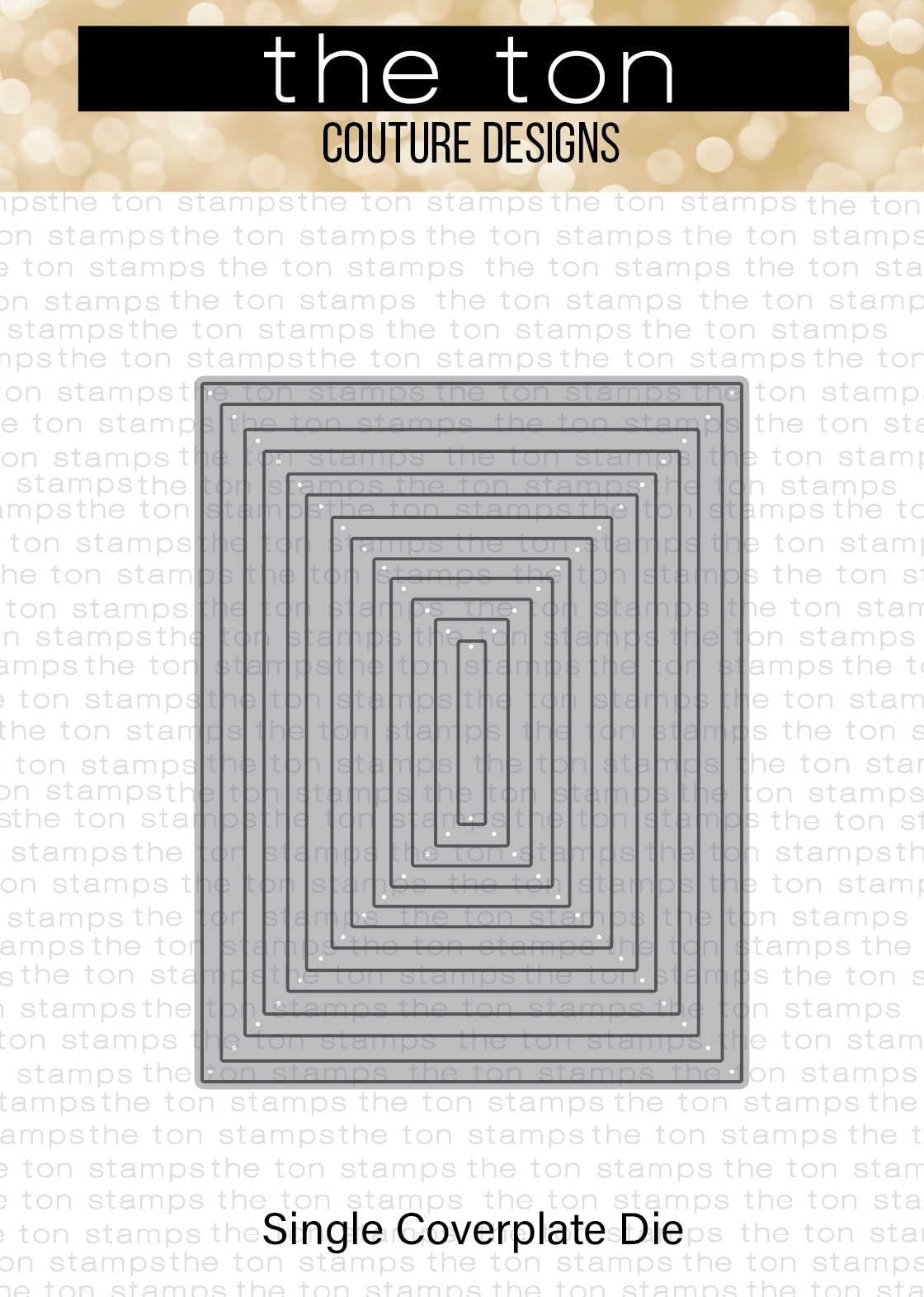 Rectangle A2 Frames Slim Borders Coverplate Die