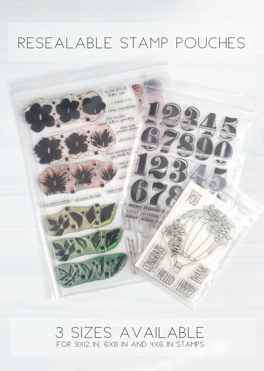 Stamp Pouches  - 4 Sizes Available