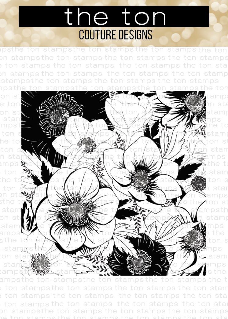 Anemone Garden Cling Background