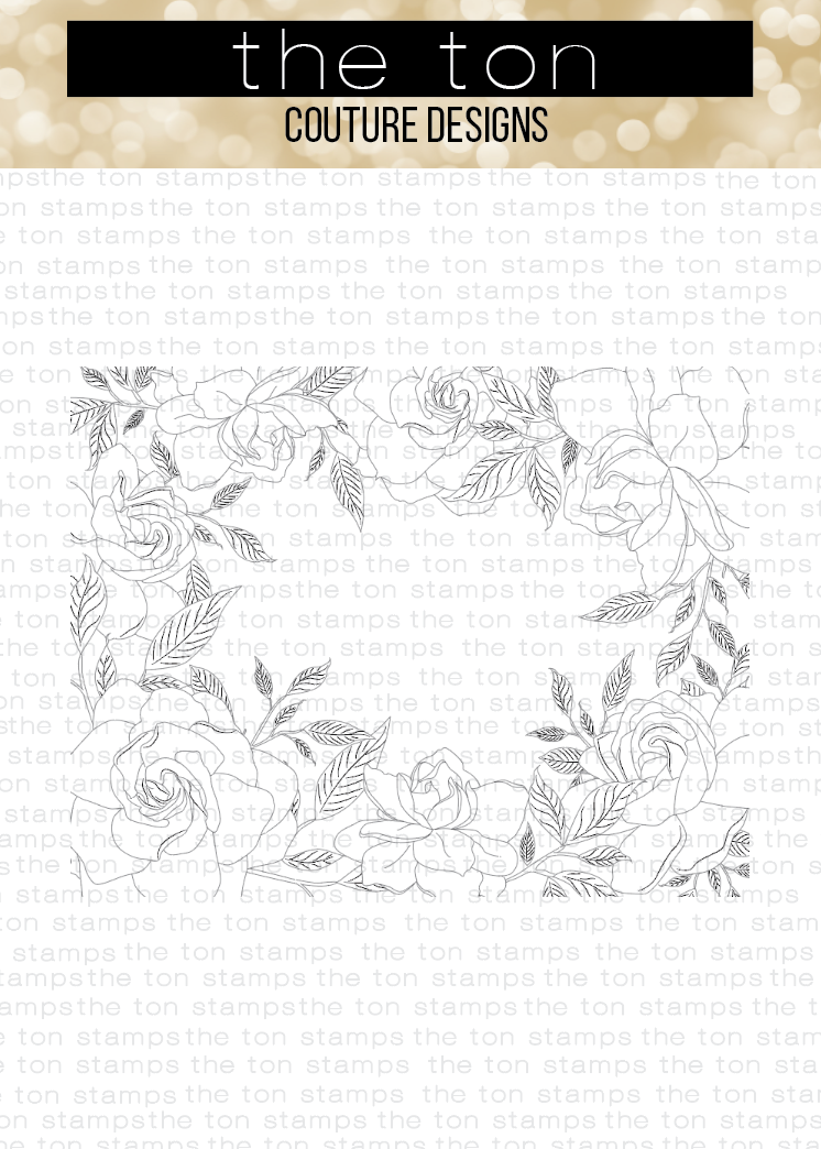 Gardenia Border Background