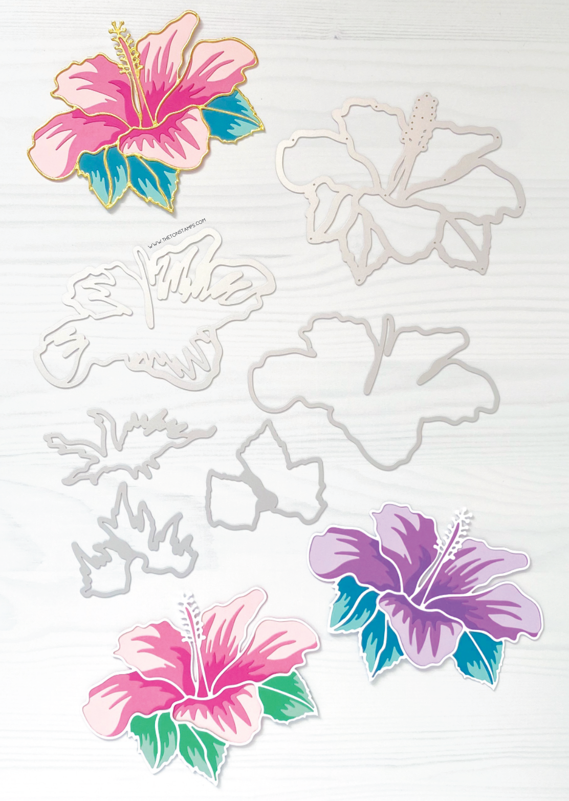 Lovely Hibiscus Layering Dies