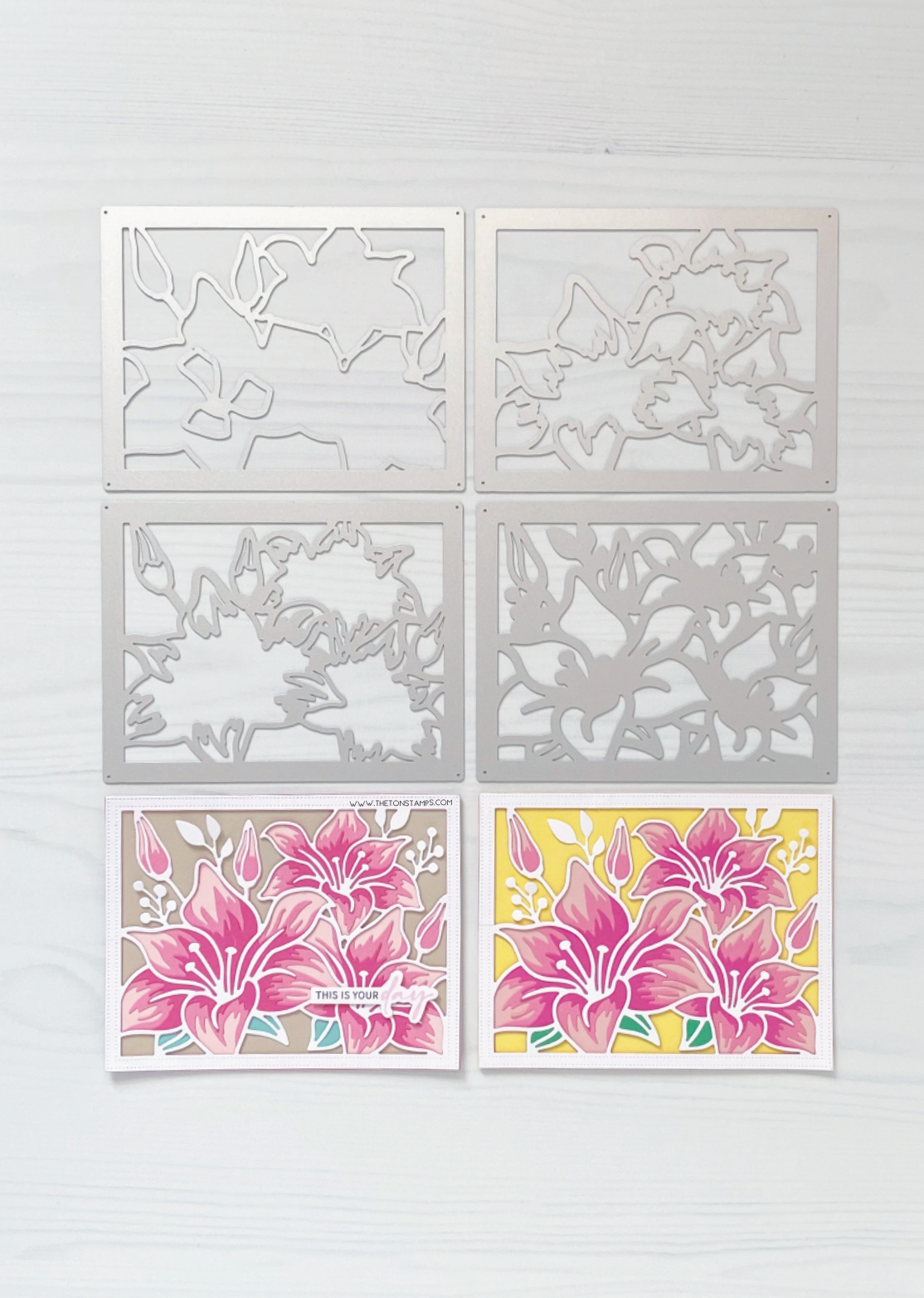 Lily Trio Layering Coverplate Dies | The Ton