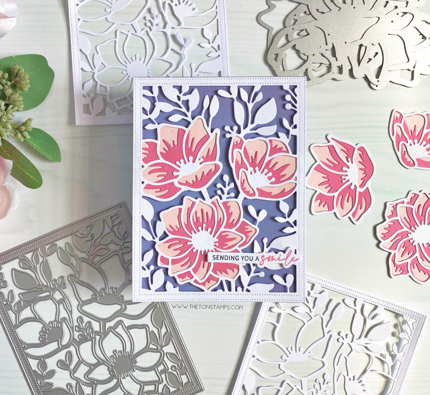Gathered Anemone Coverplate Die