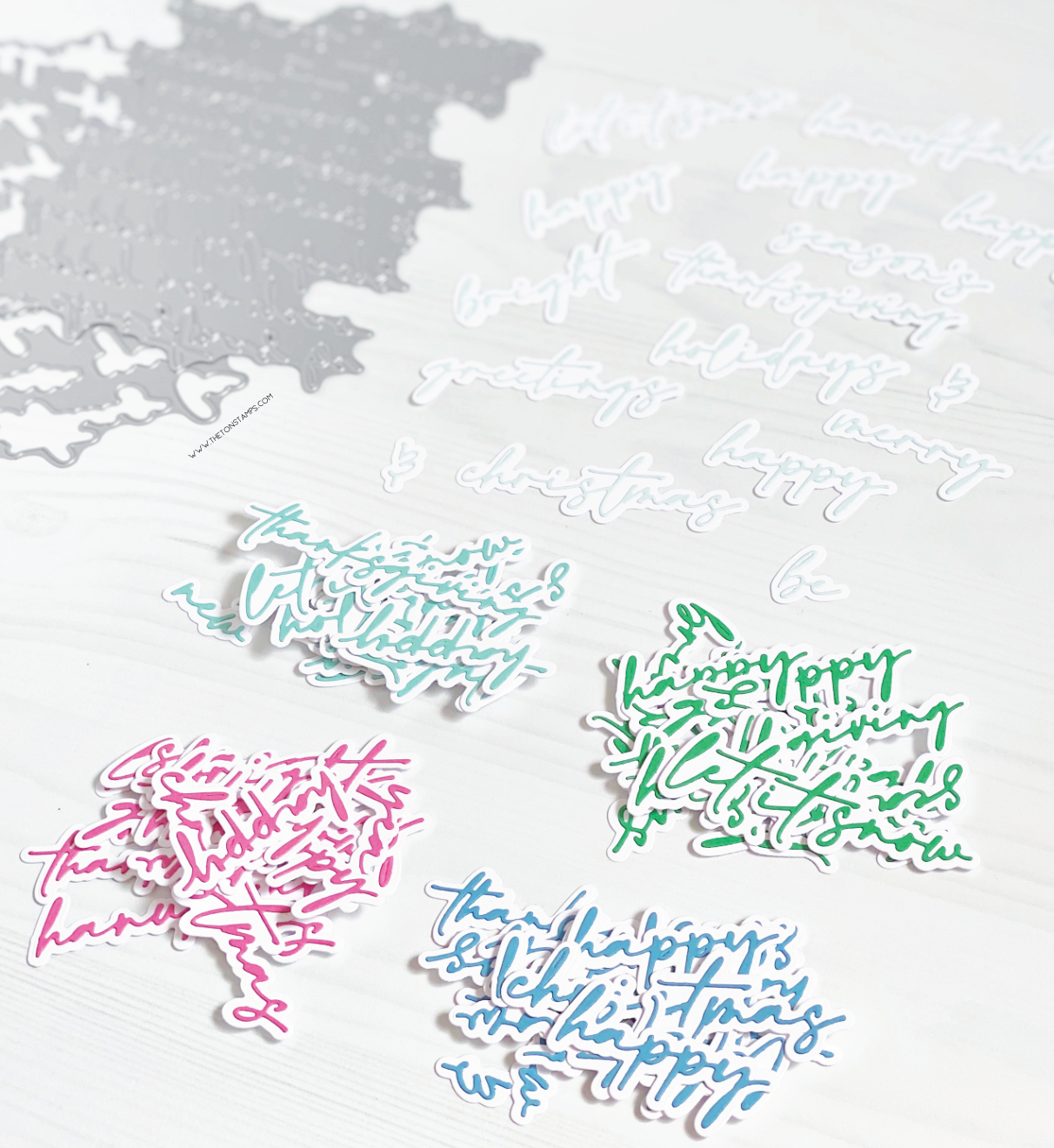 Many Sentiments (Holiday) Coverplate Dies