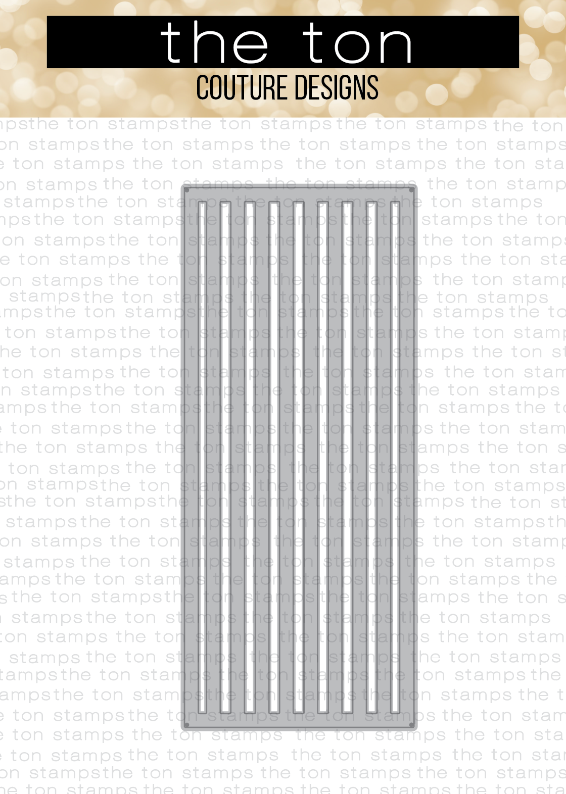 SLIMLINE - Long Stripes Coverplate Die
