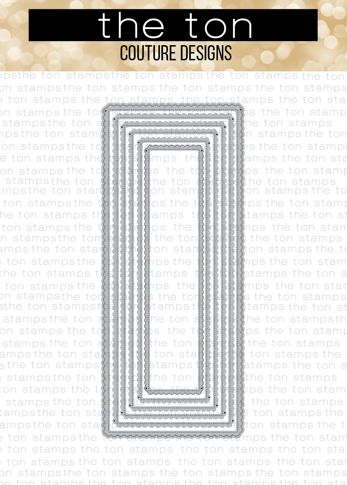 SLIMLINE - Scalloped Nested Dies