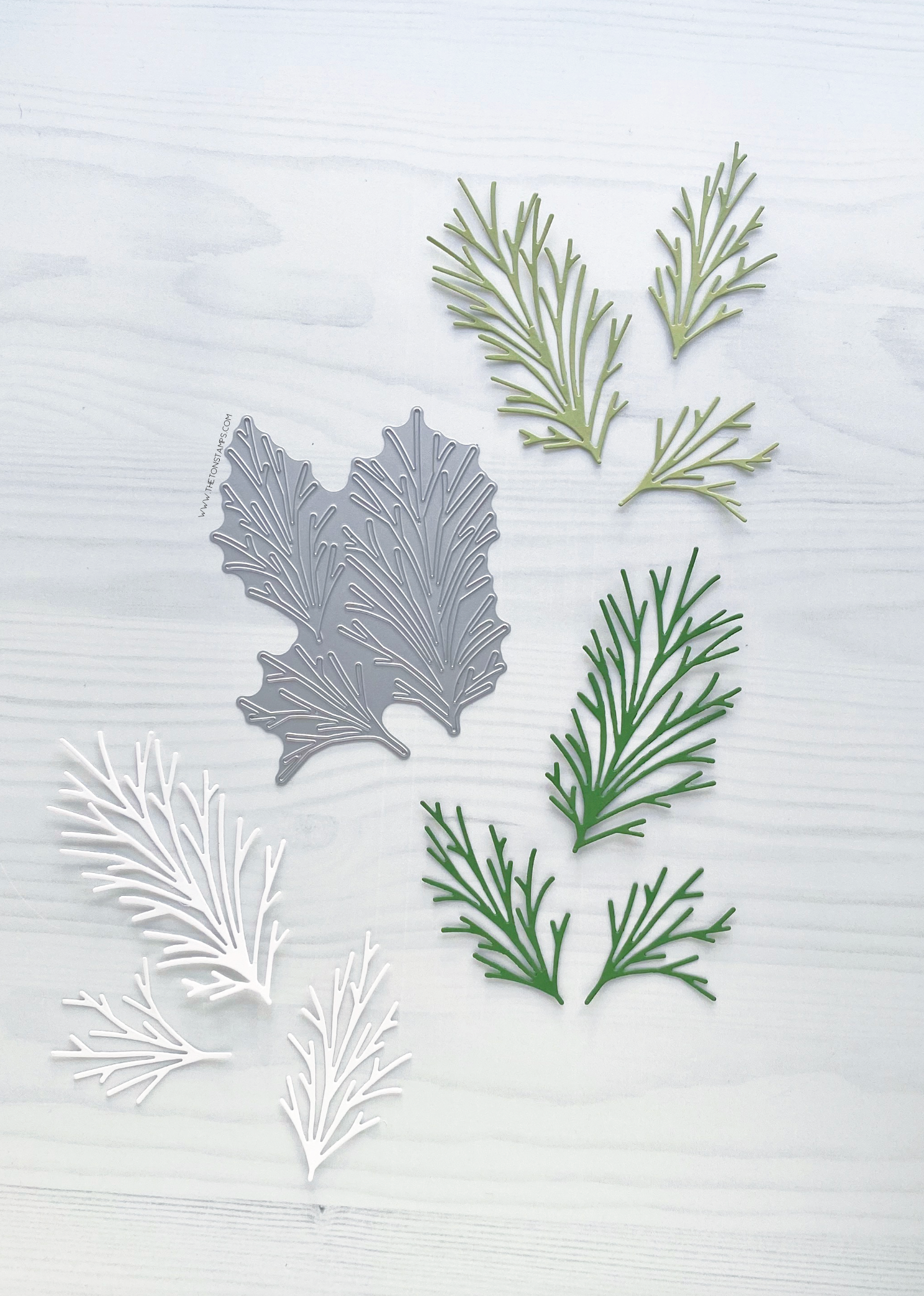 Pine Sprig Cover Die