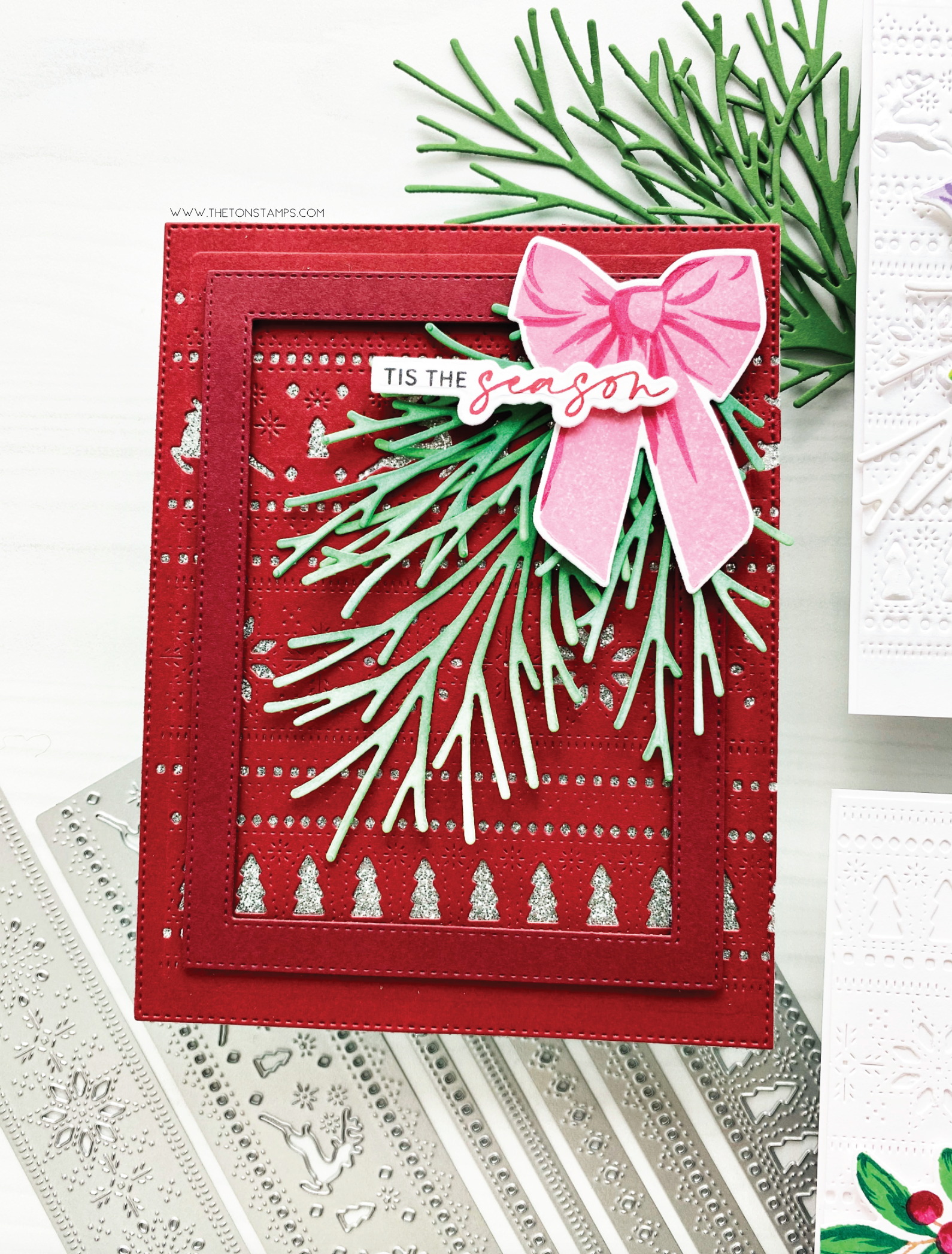 Pine Sprig Cover Die