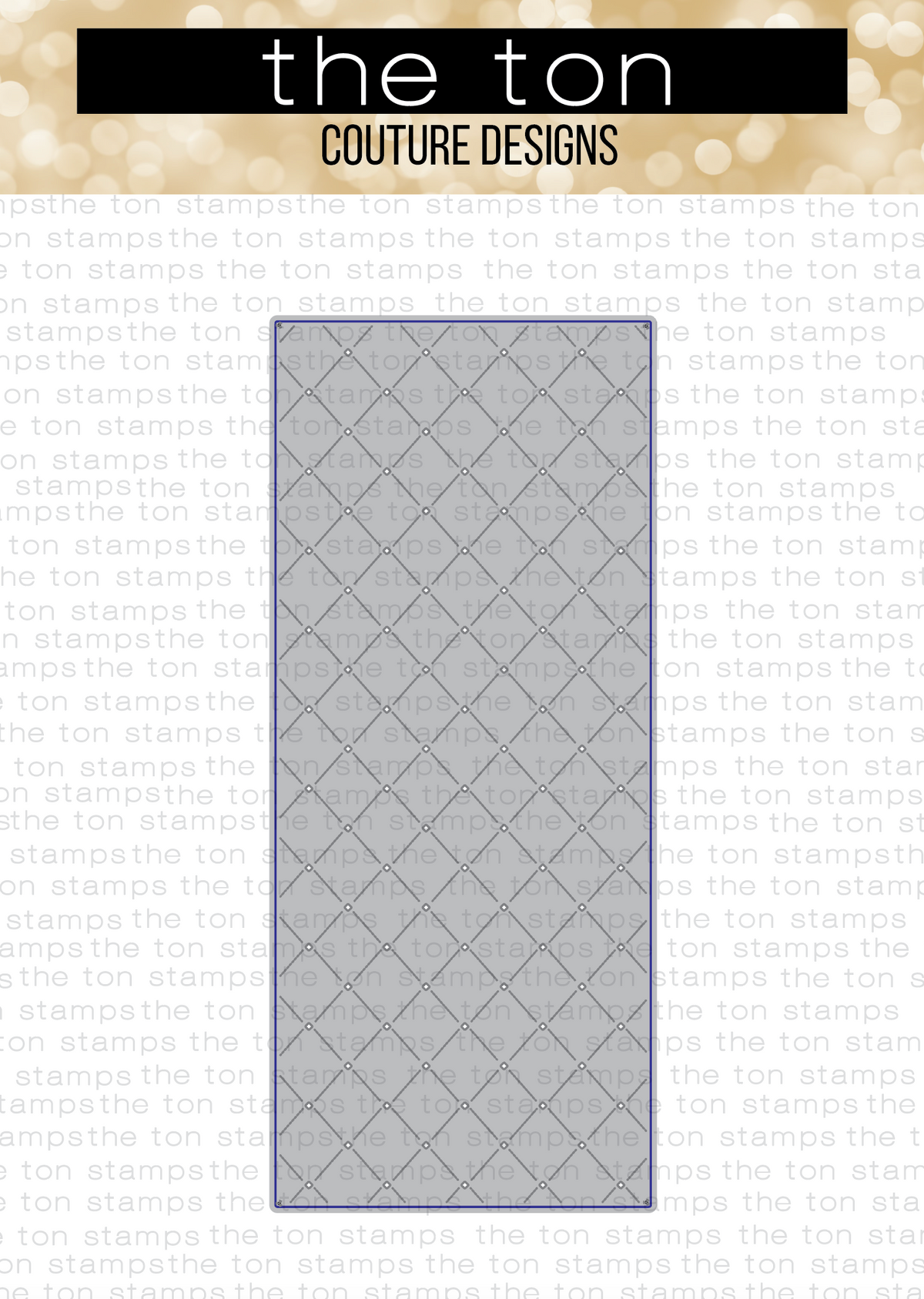 SLIMLINE - Quilted Coverplate Die