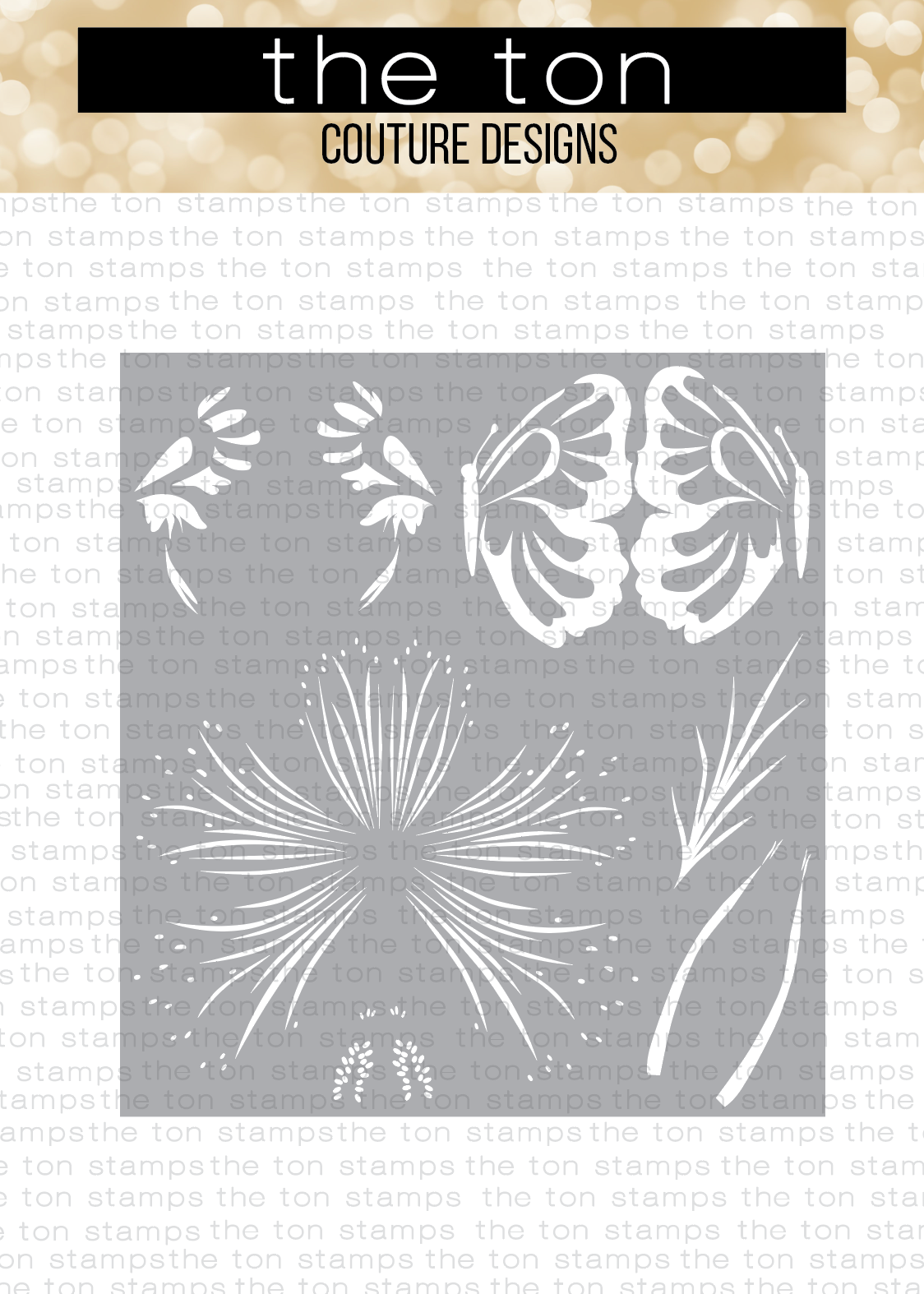 Hibiscus Pop Up Die Coordinating Stencil