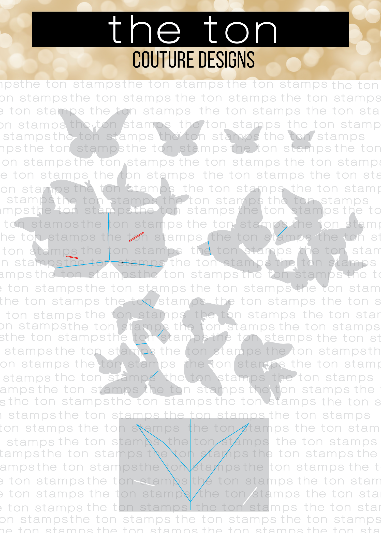 Majestic Monarchs Pop-Up Dies (Stamp NOT included)