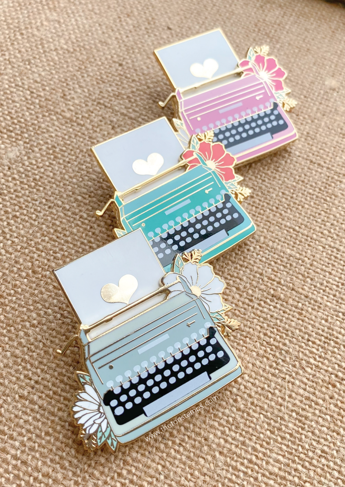 Typewriter Slider Pin