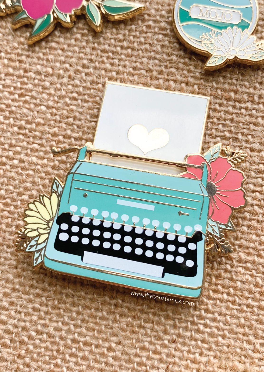 Typewriter Slider Pin