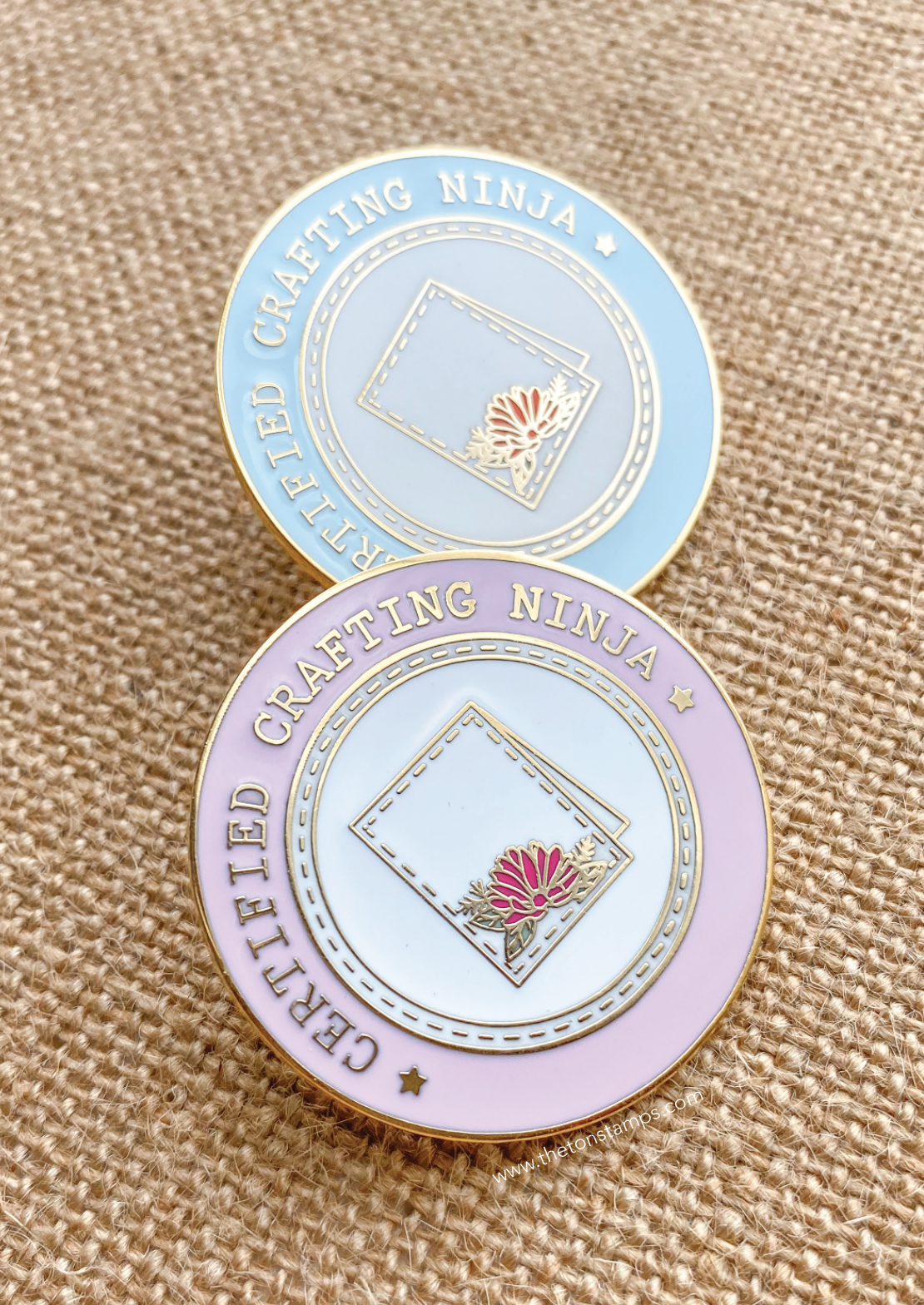 Certified Crafty Ninja Pin