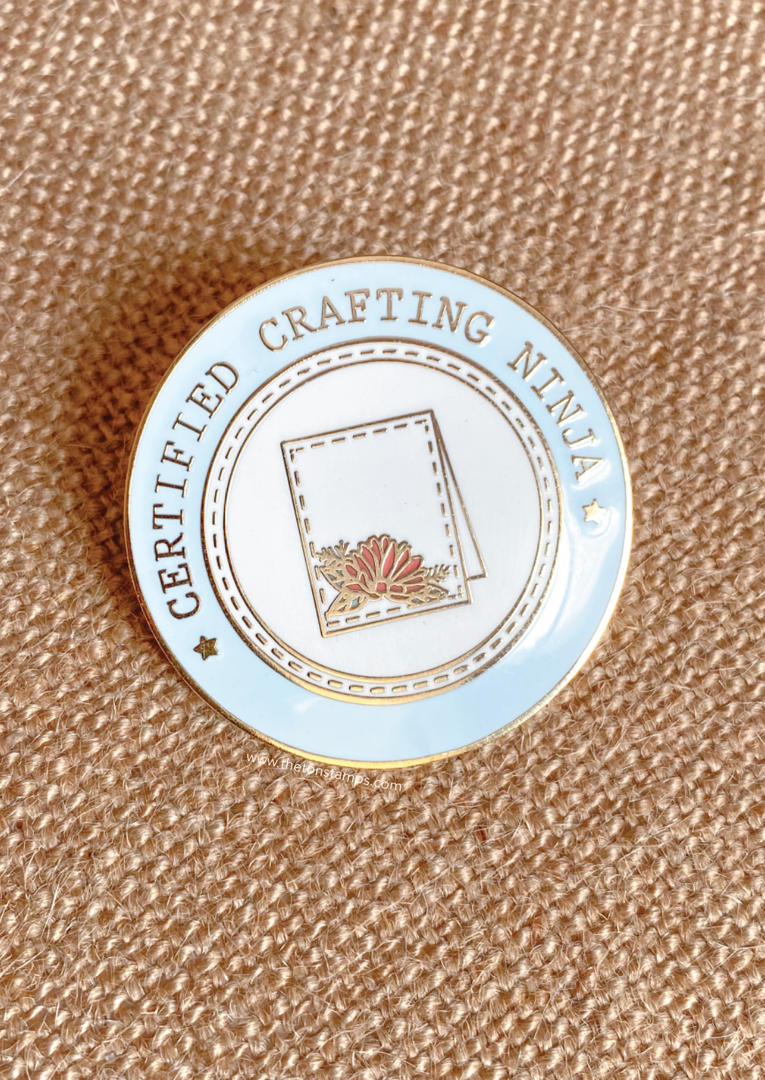 Certified Crafty Ninja Pin