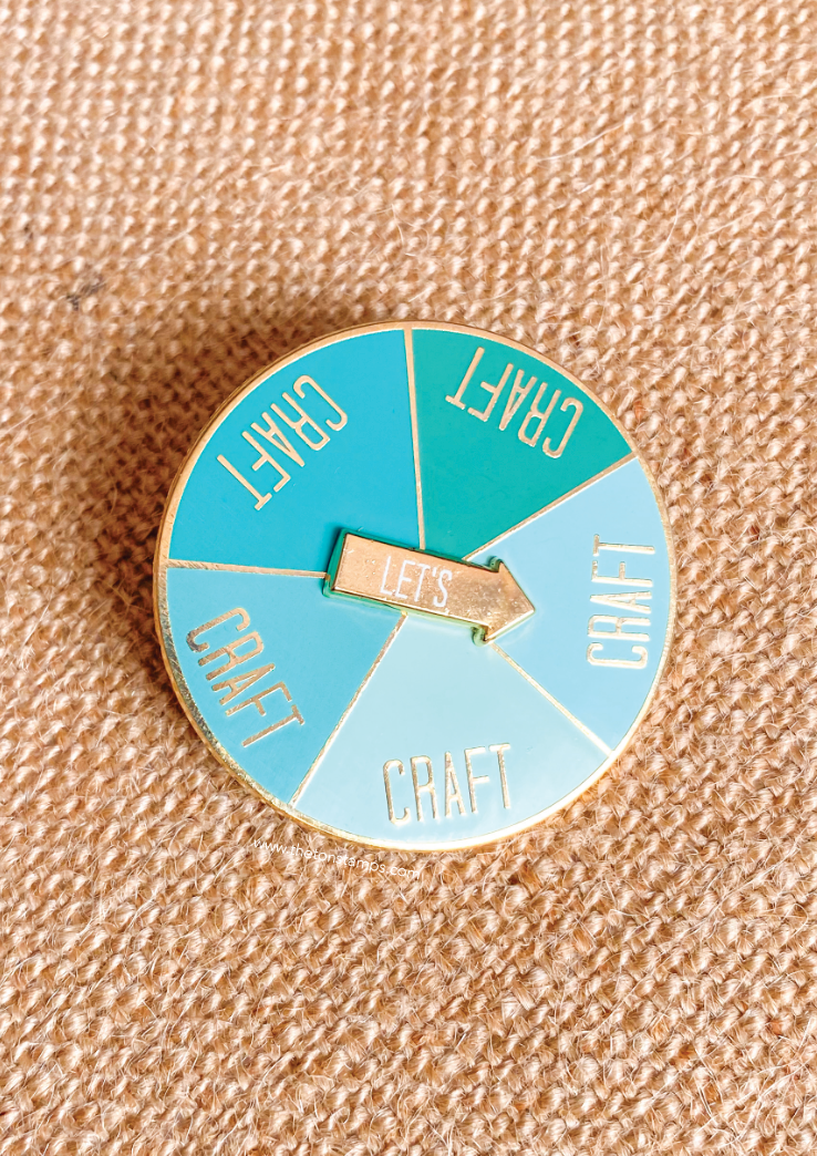 Hard Decisions Spinner Pin