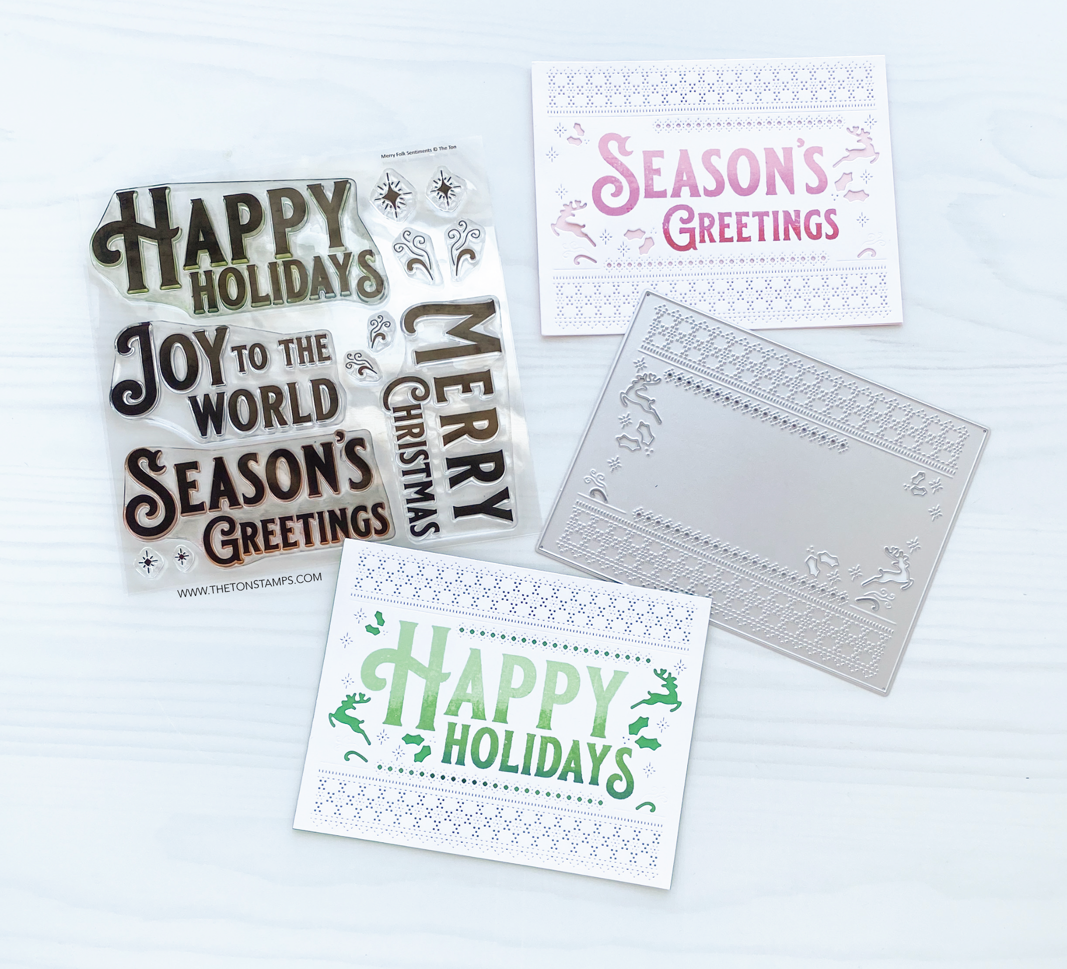 Festive Folk Coverplate Die