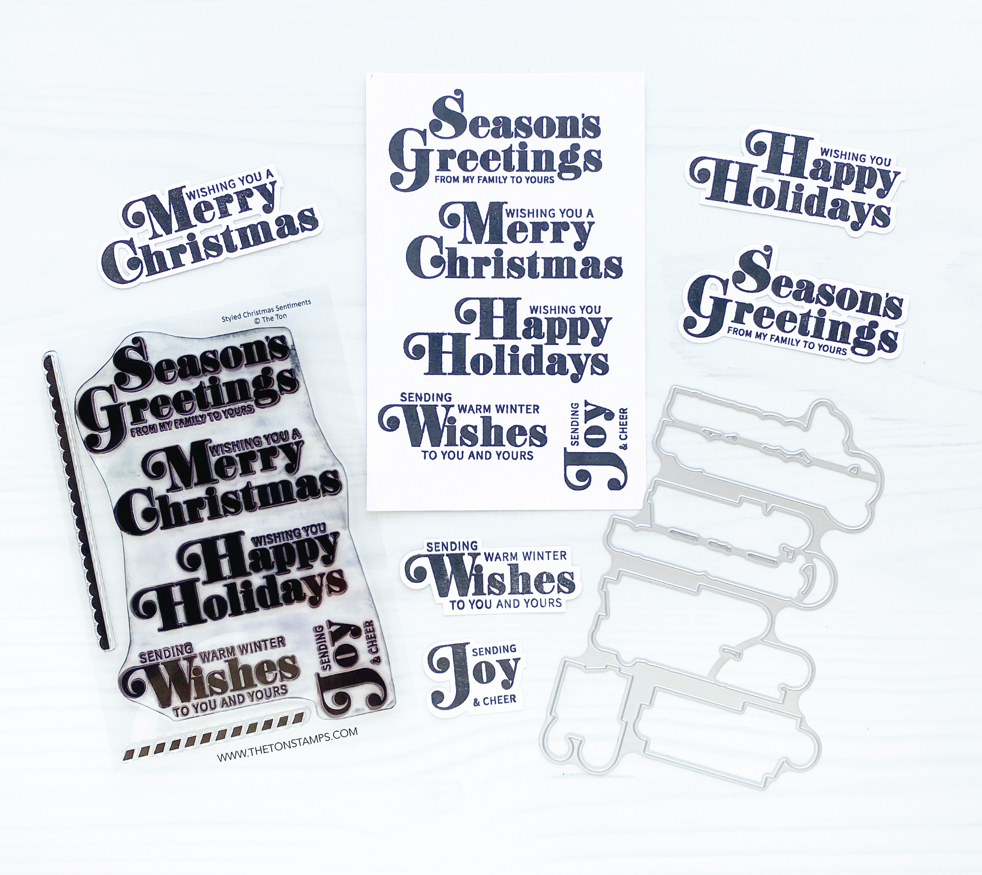 Styled Christmas Sentiments