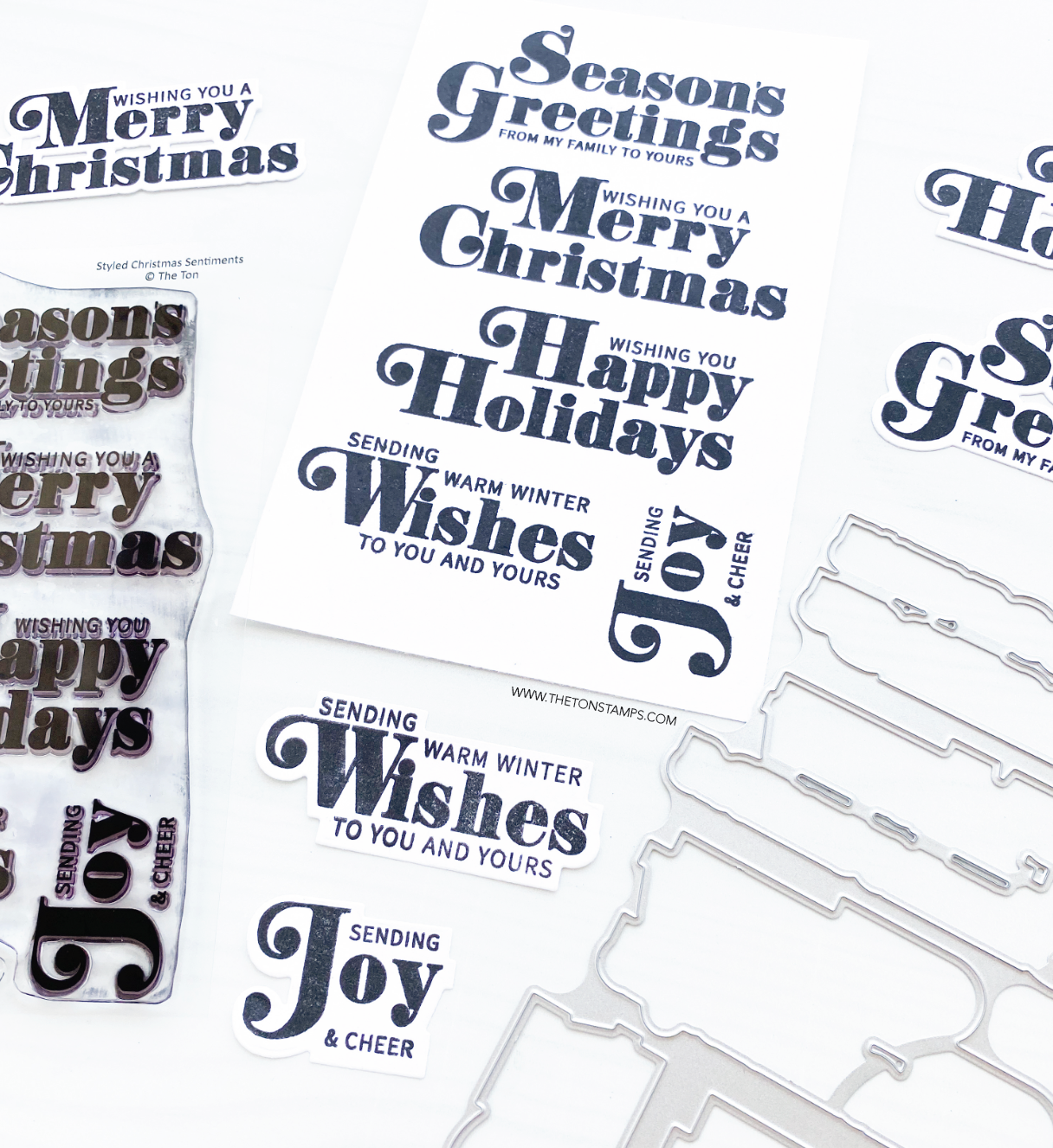 Styled Christmas Sentiments