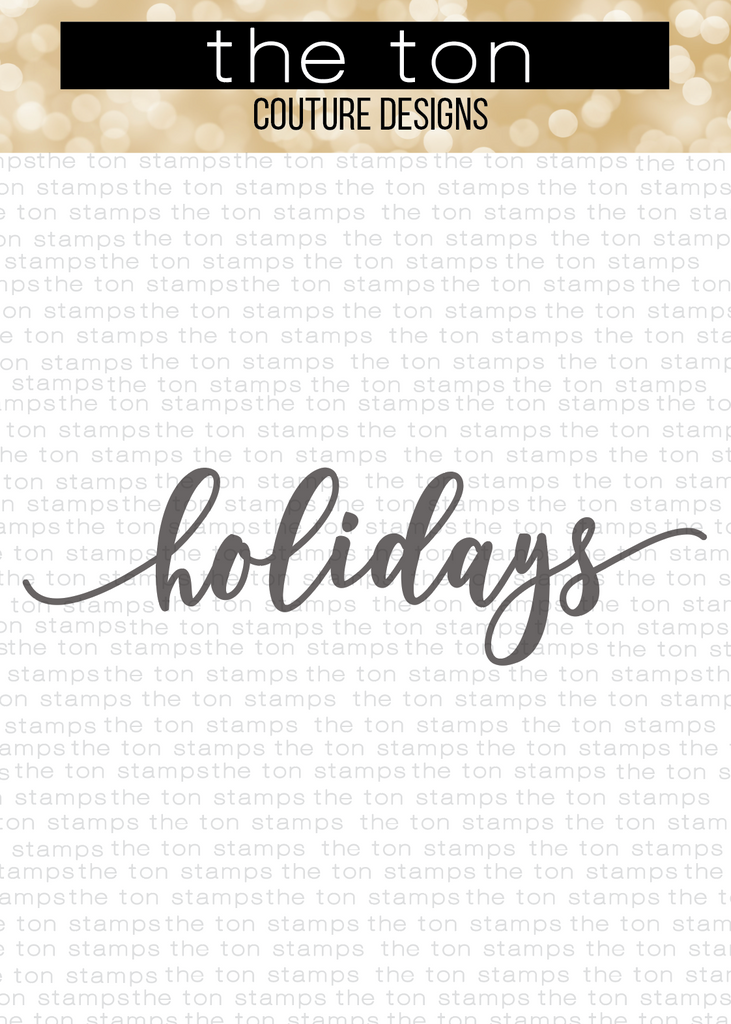Holidays Script SVG Cut File