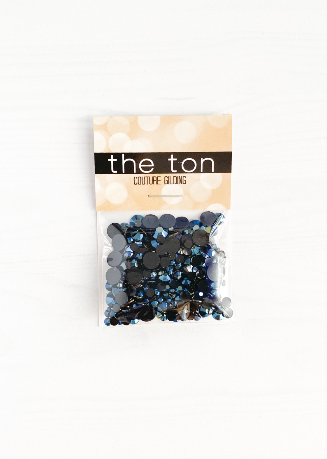 Rhinestones Mixed - Blue Black Opaque