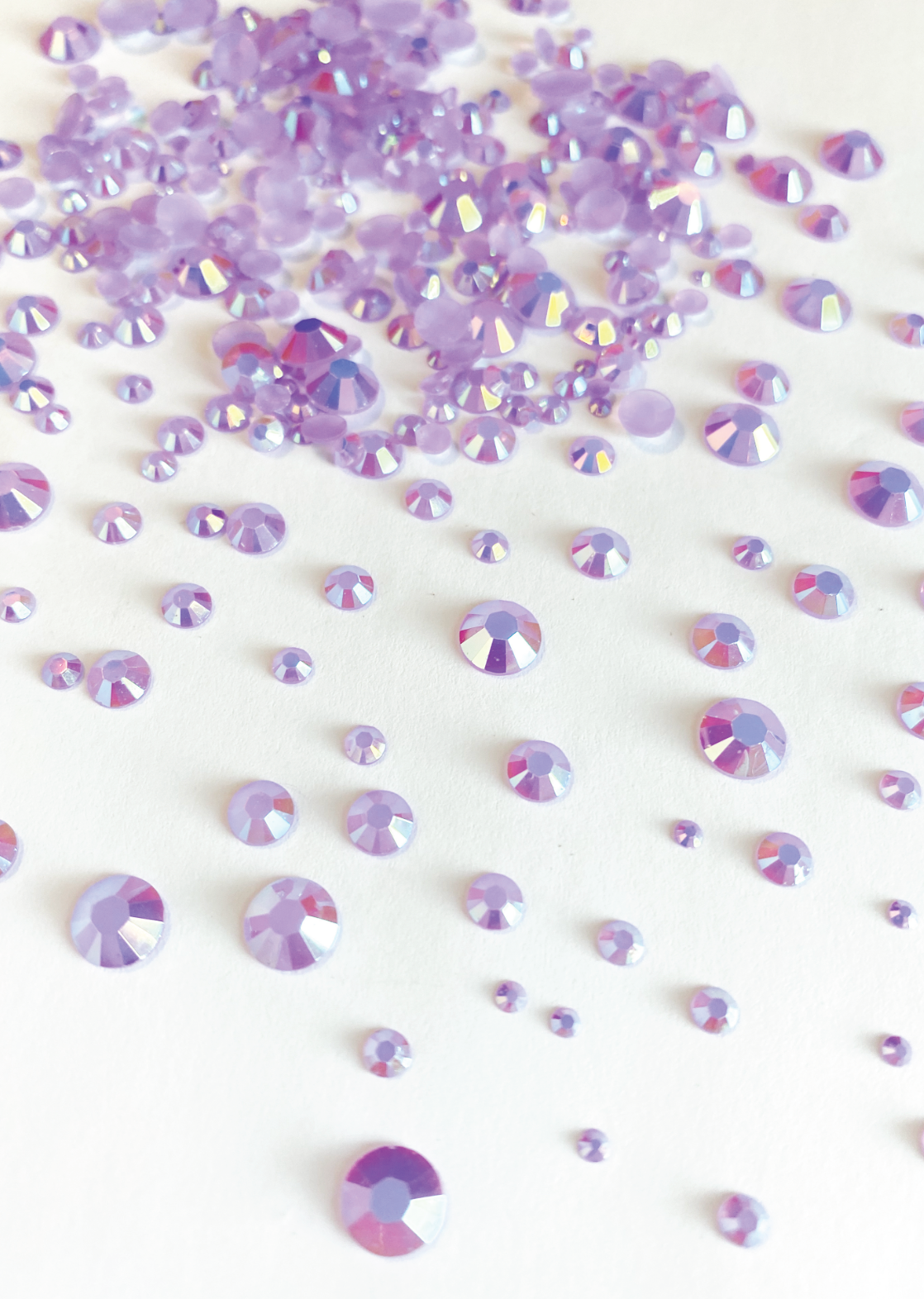 Rhinestones Mixed - Light Purple Opaque