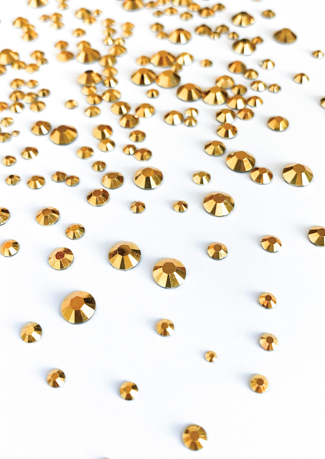 Rhinestones Mixed - Bright Gold Opaque