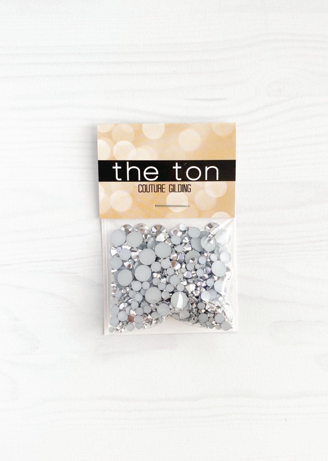 Rhinestones Mixed - Bright Metallic Silver Opaque