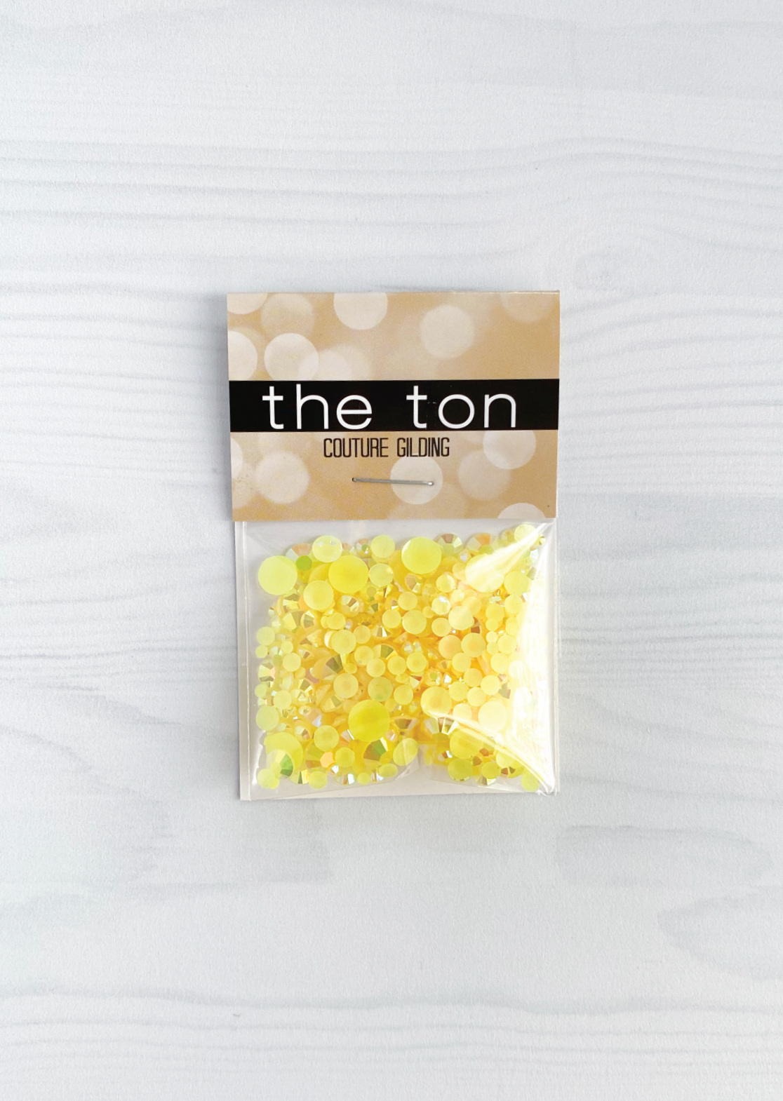 Rhinestones Mixed - Bright Yellow Opaque