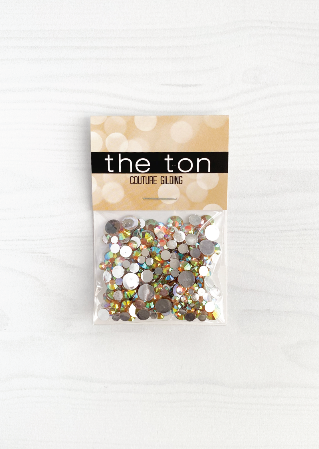Rhinestones Mixed - Gold Rainbow Opaque