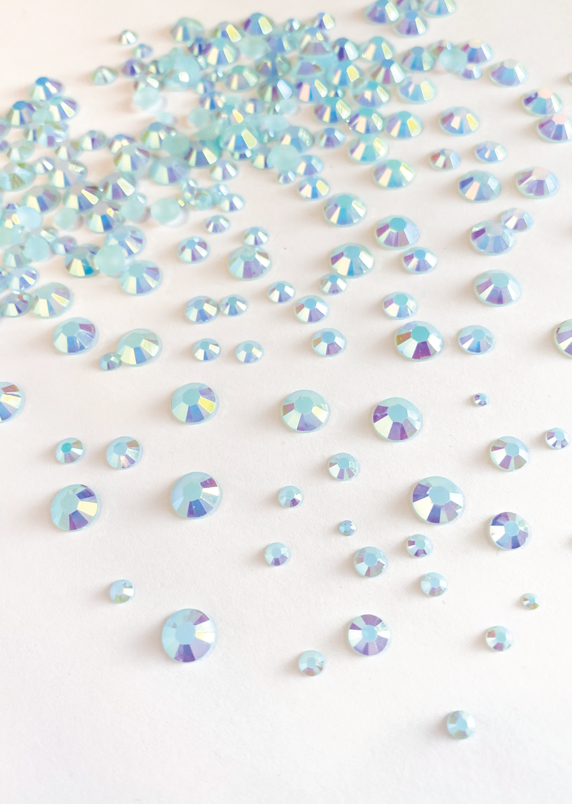 Rhinestones Mixed - Seafoam Opaque